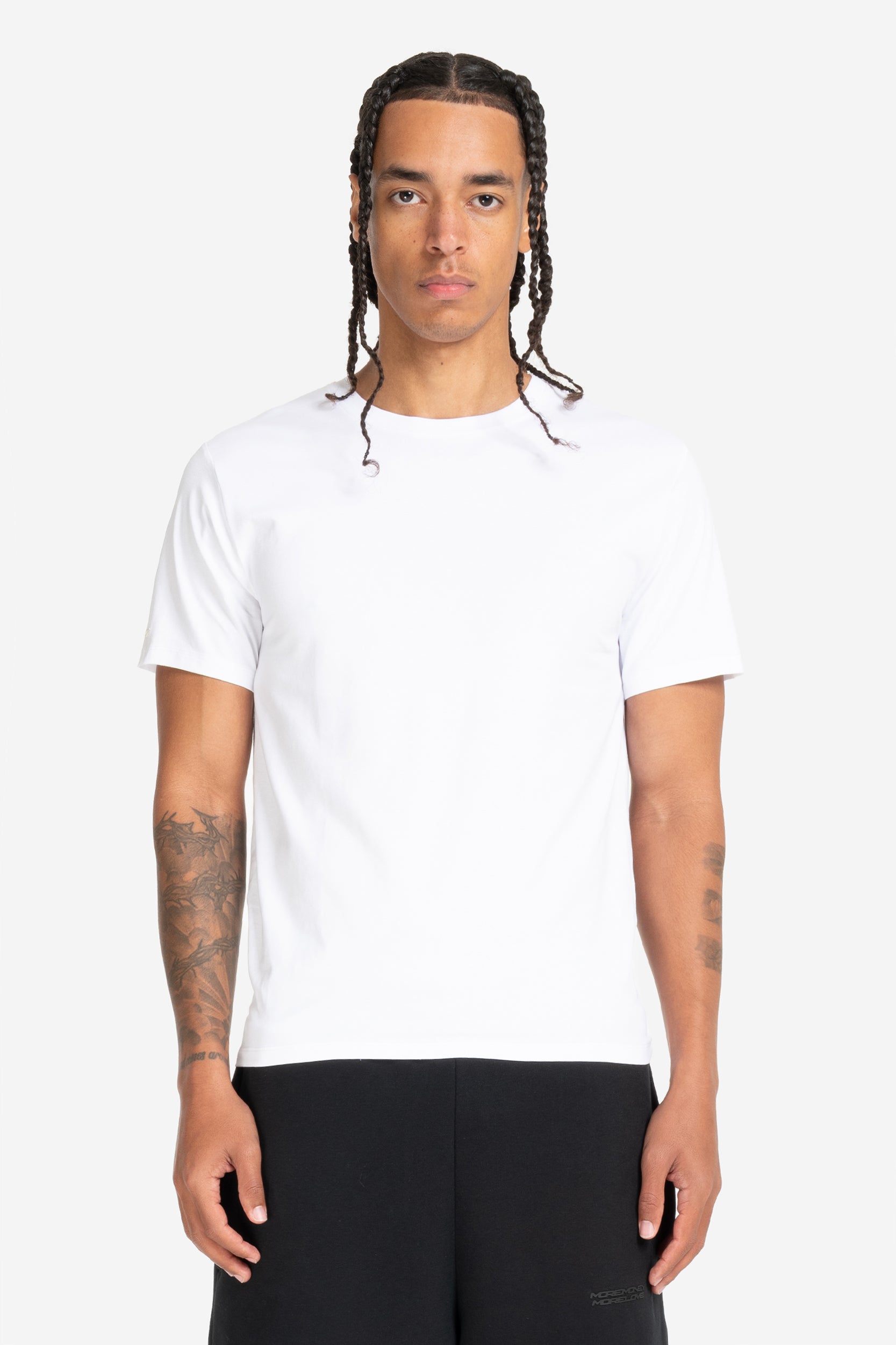 SLIM FIT TEE WHITE (2-PACK)
