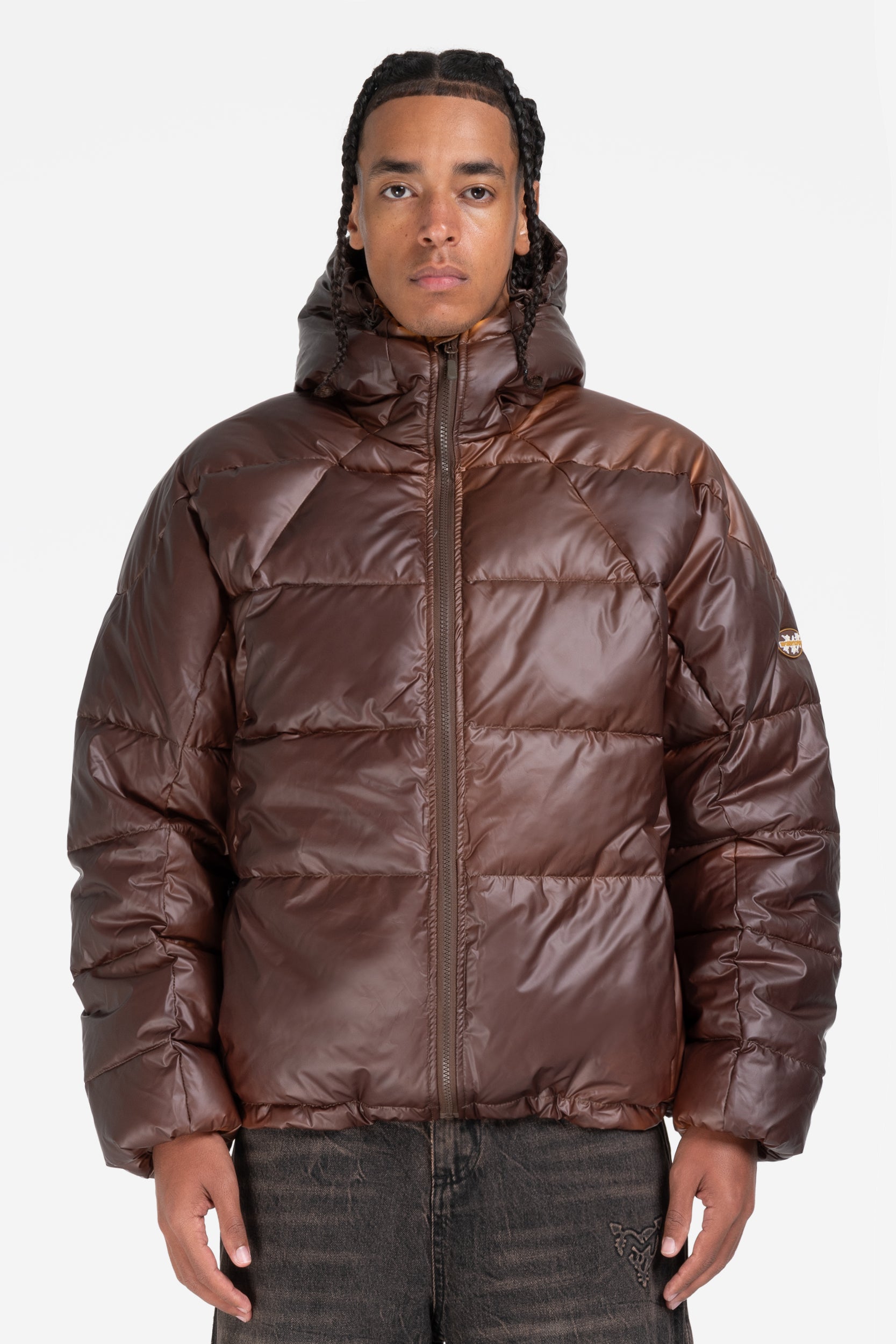 HEAT REACTIVE BIG PUFFA JACKET BROWN