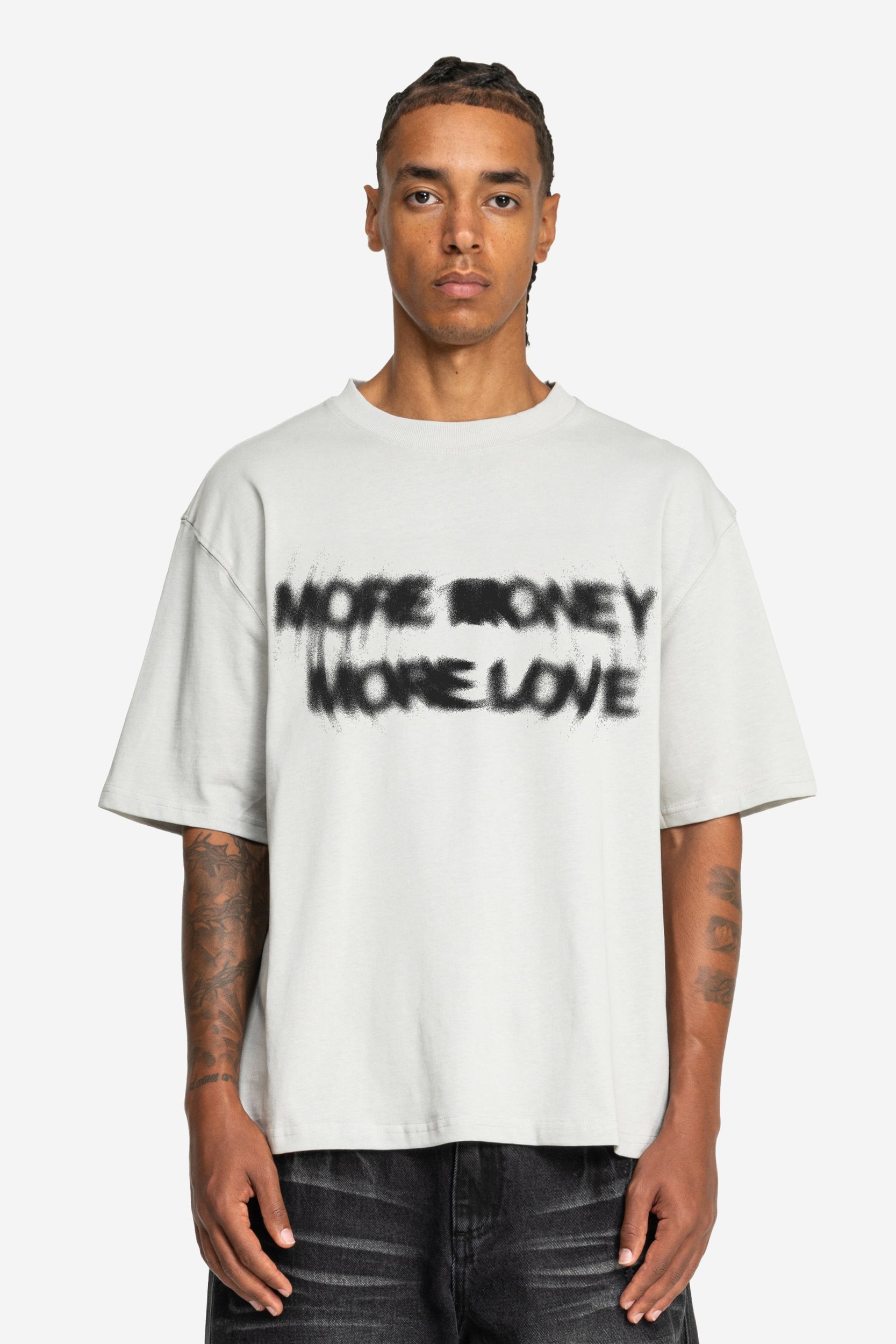 LUCID SIGHT TEE LIGHT GREY