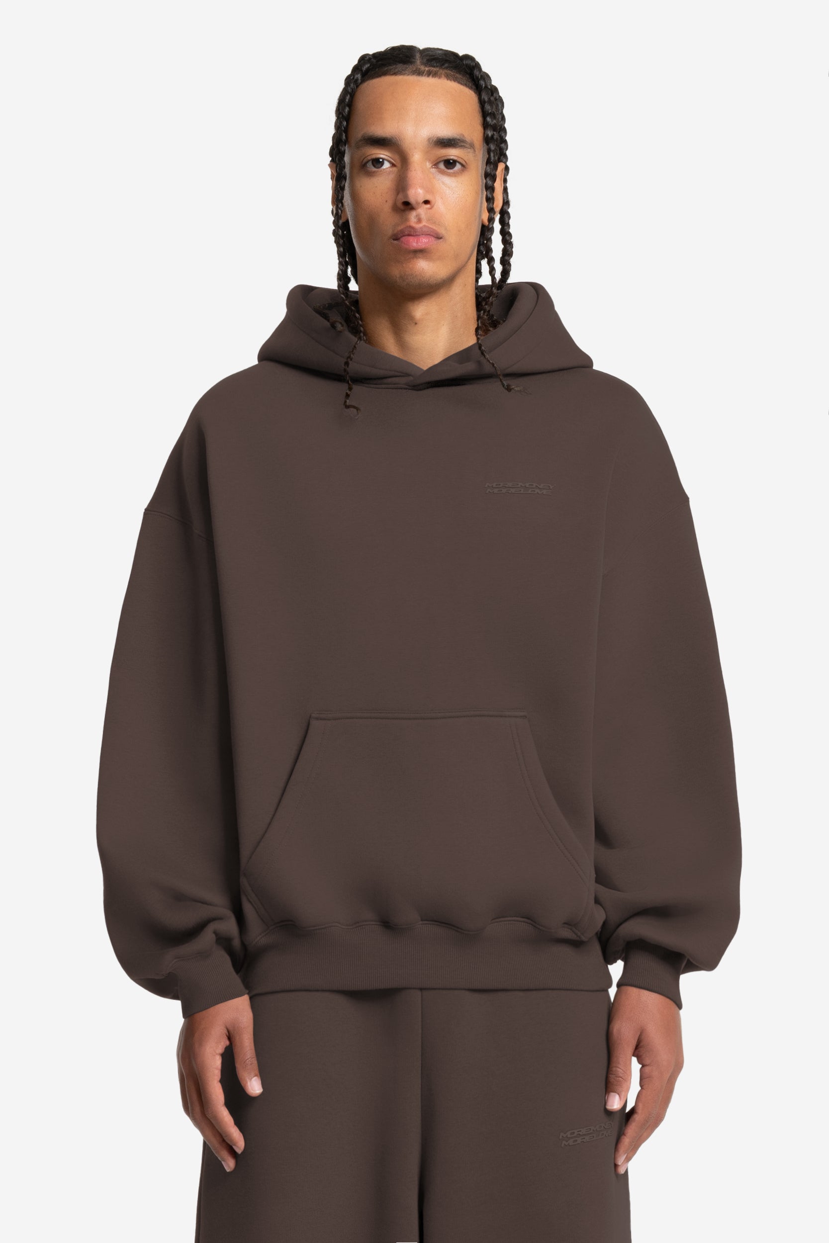 CLOUDS HOODIE BROWN