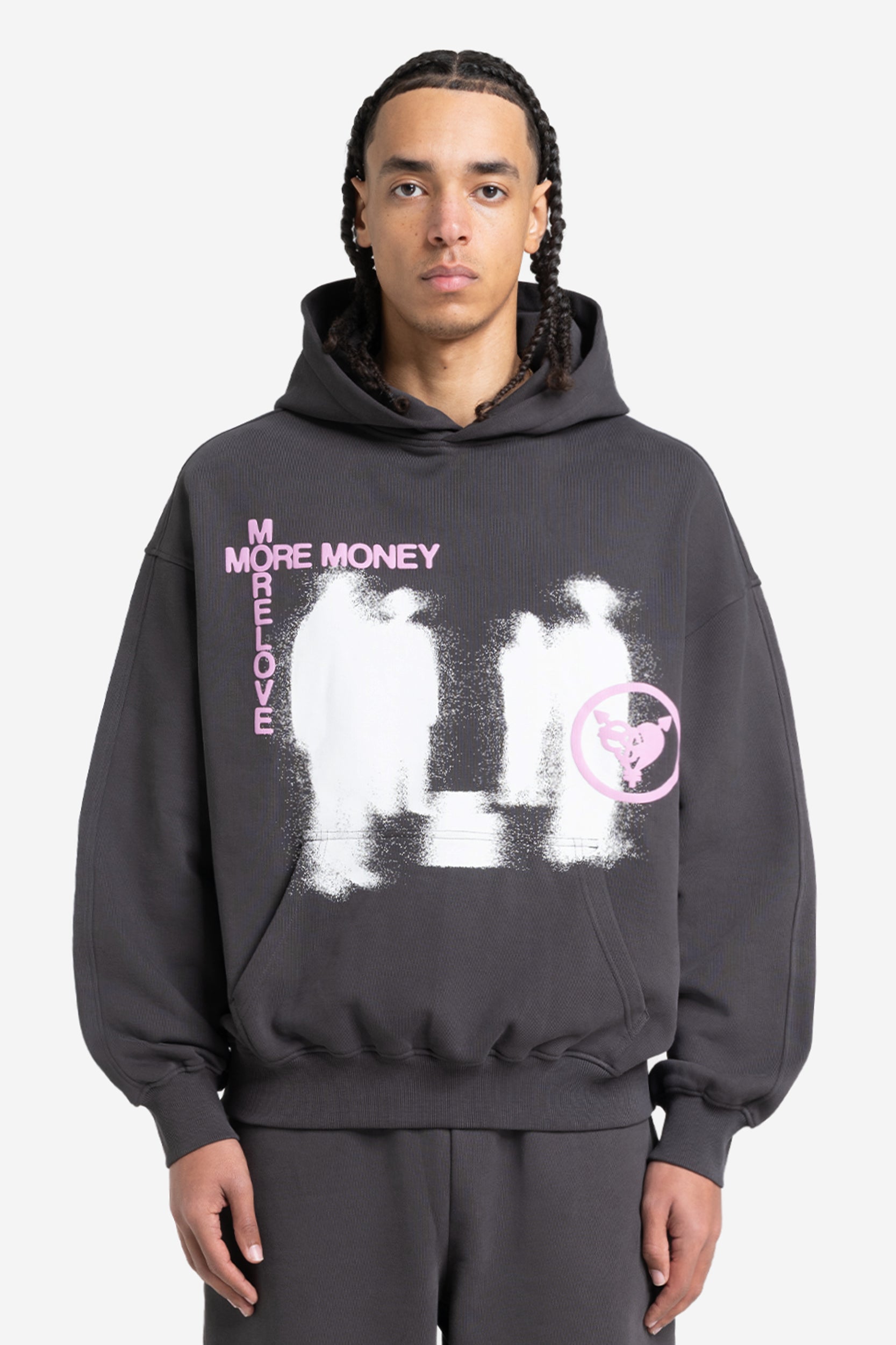 LOST BOND HOODIE DARK GREY