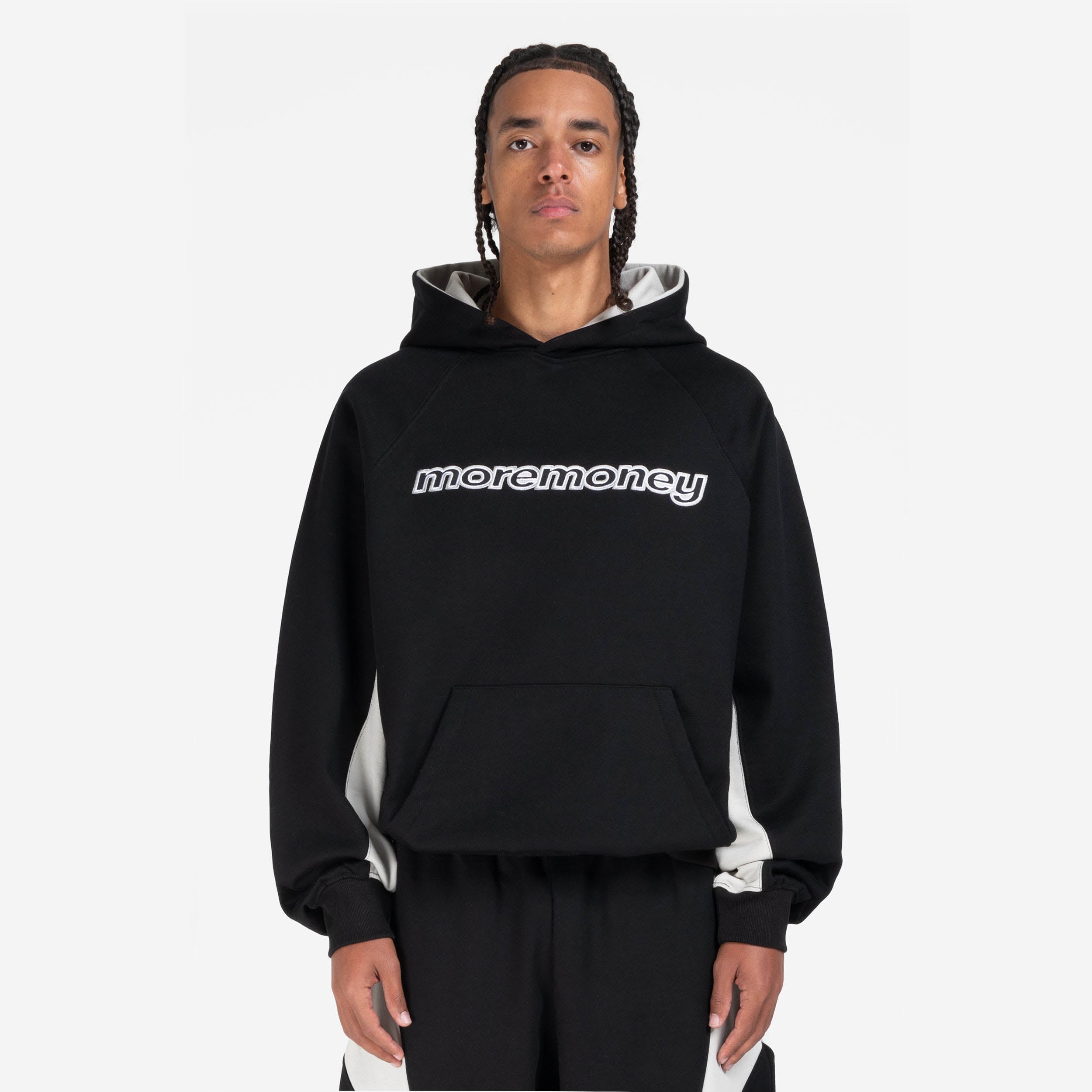 PANEL HOODIE BLACK