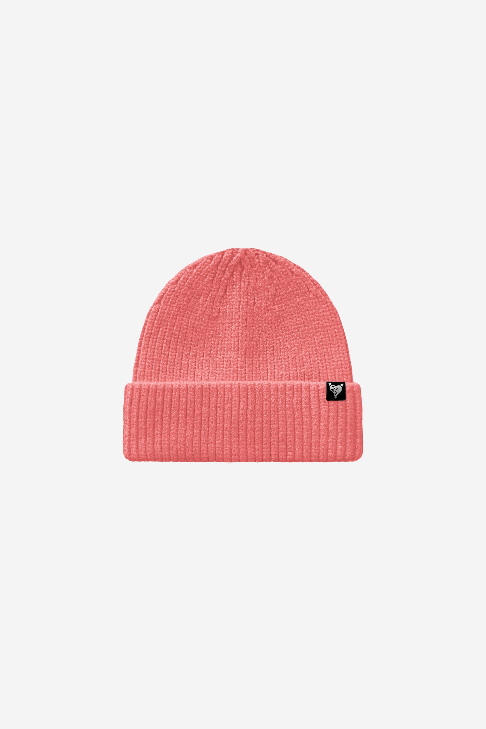 RIB KNIT BEANIE ORANGE