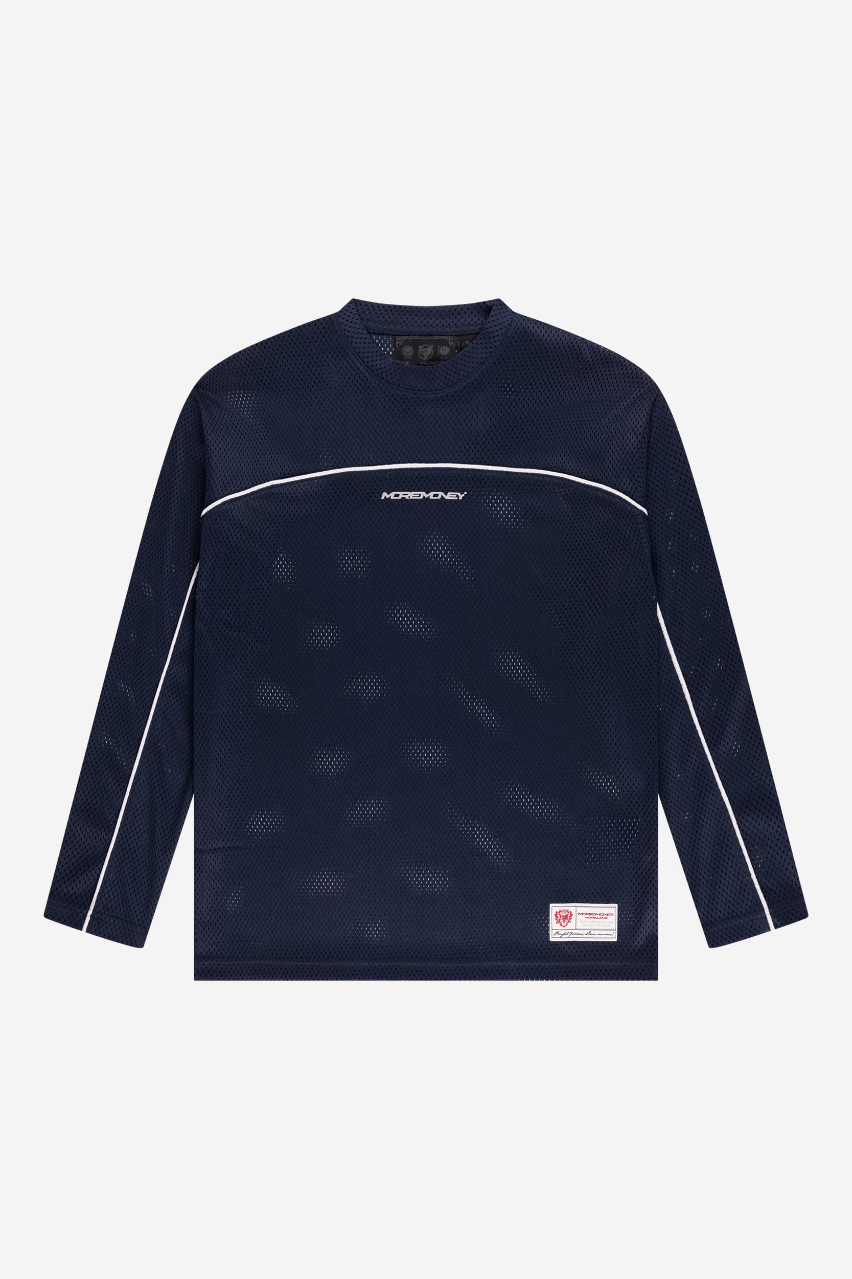 LONGSLEEVE MESH TEE NAVY