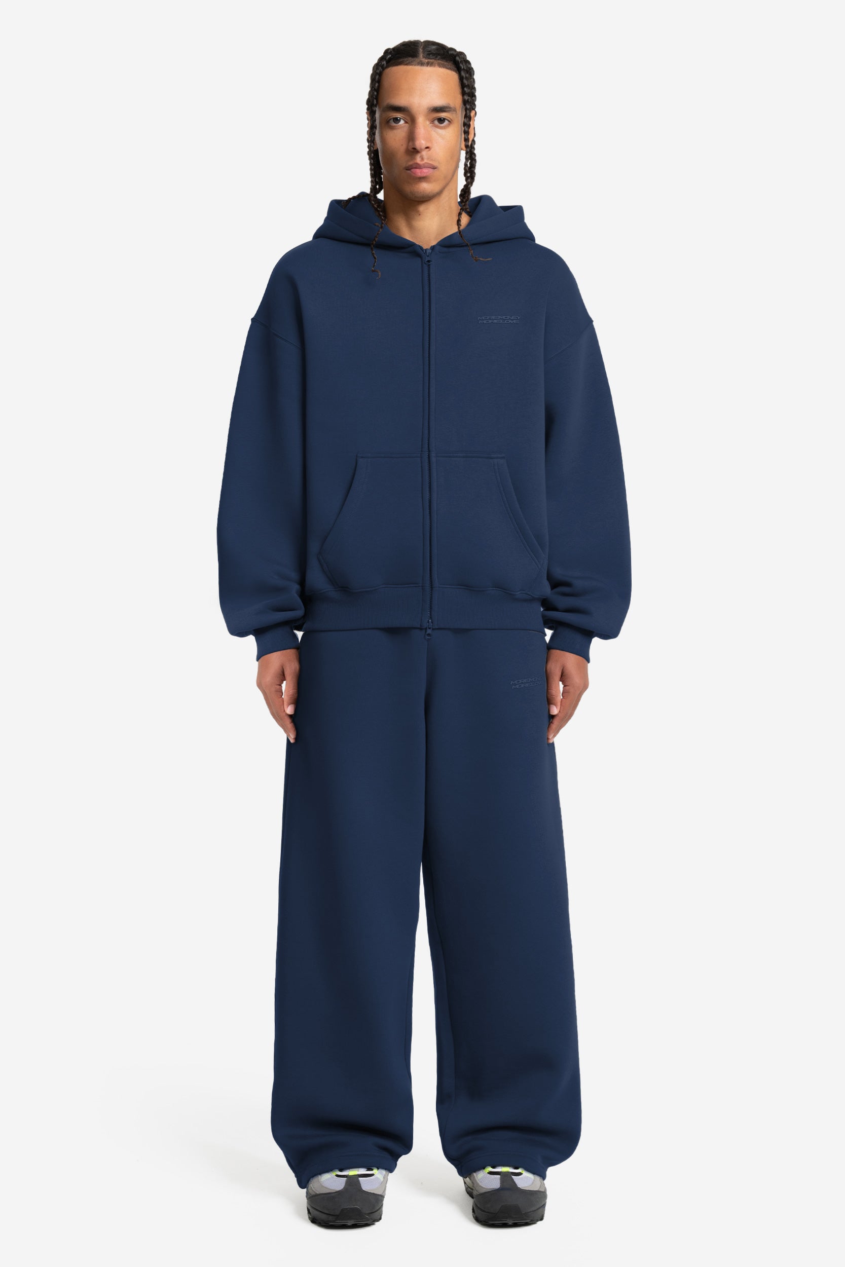 CLOUDS ZIP NAVY