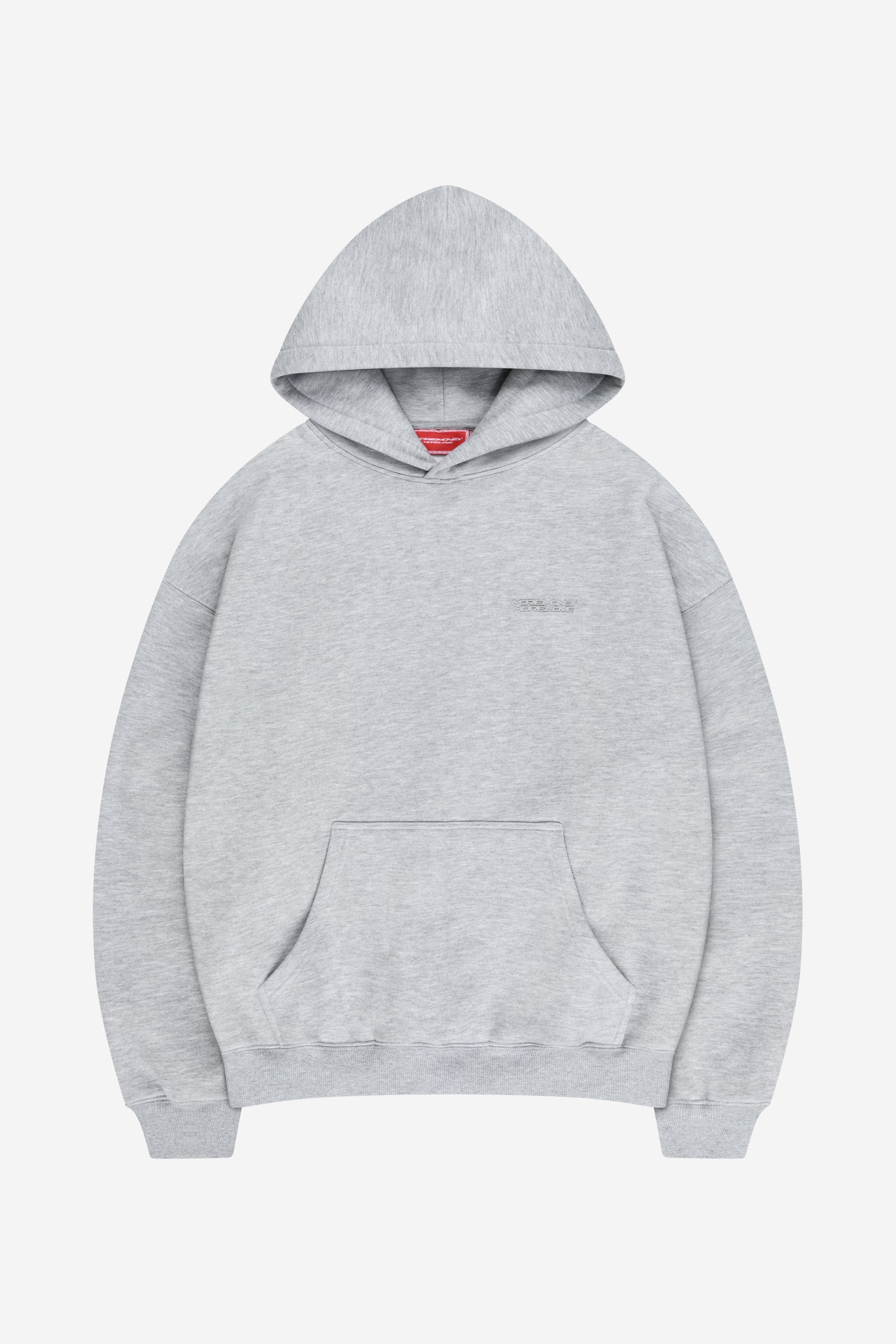 CLOUDS HOODIE GREY MELANGE