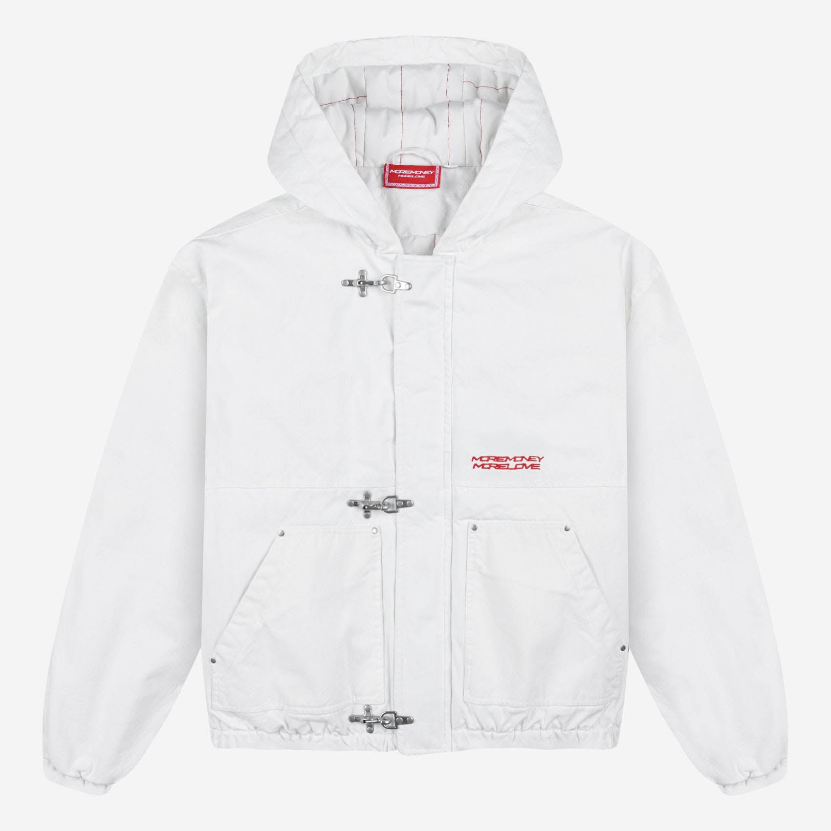UTILITY CANVAS JACKET WHITE DUST