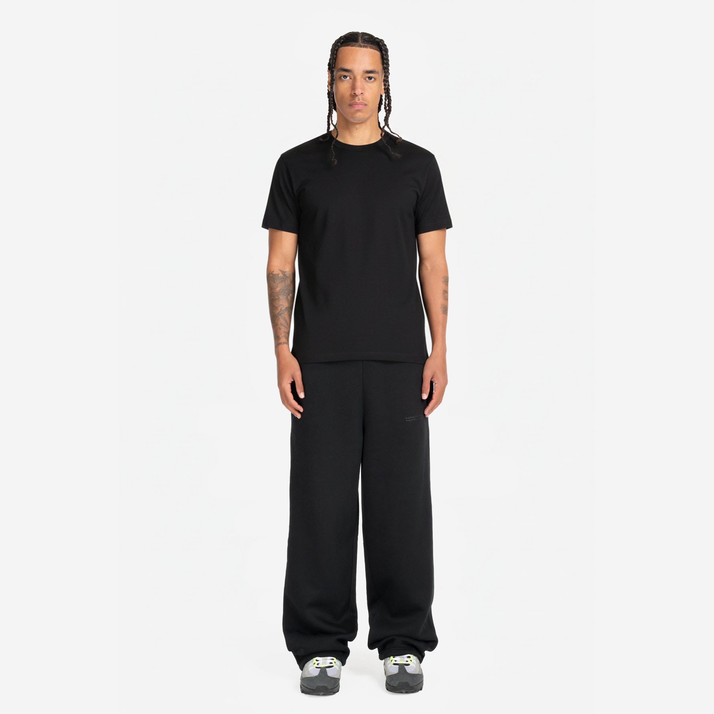 SLIM FIT TEE BLACK (2-PACK)