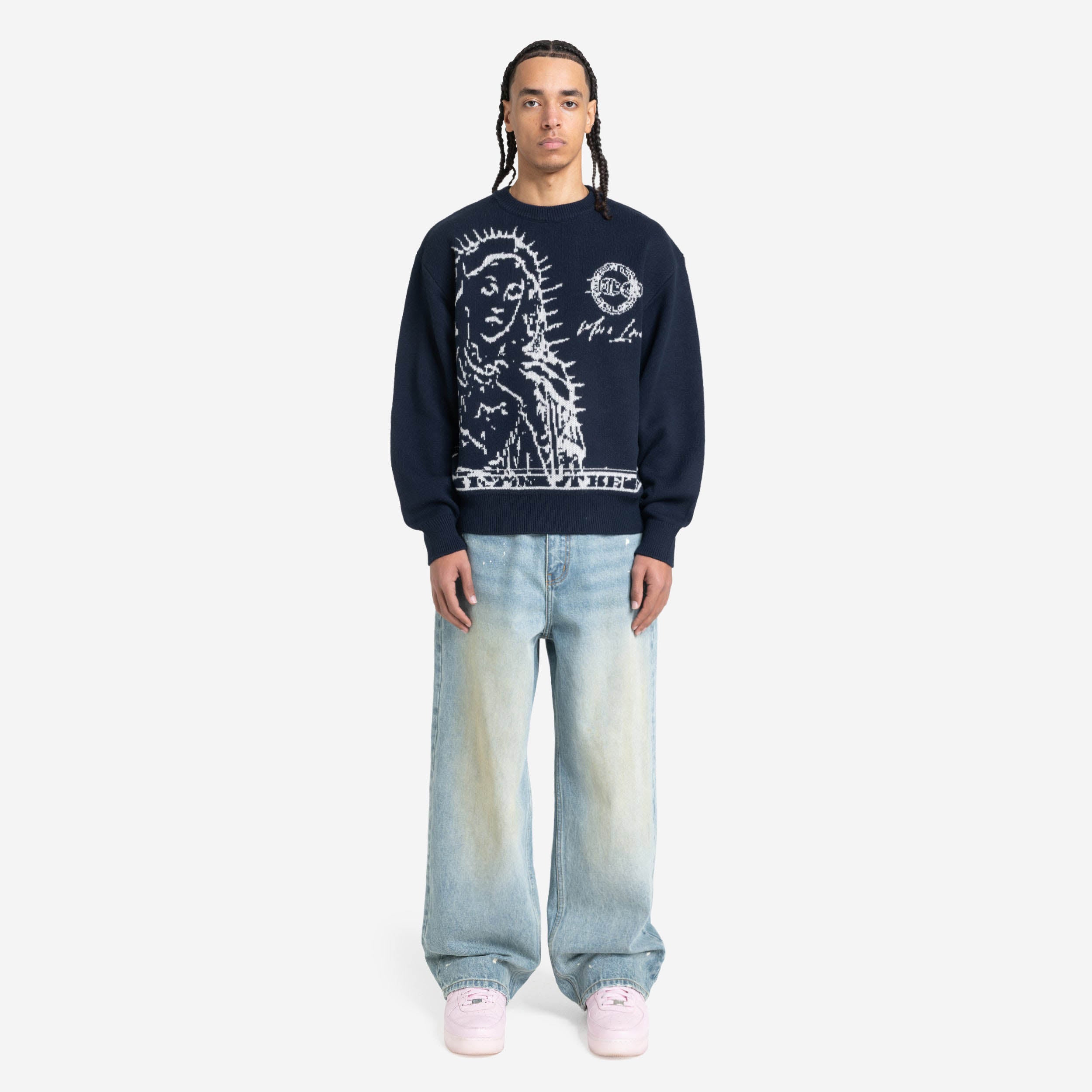 MORE BLESSINGS KNIT NAVY