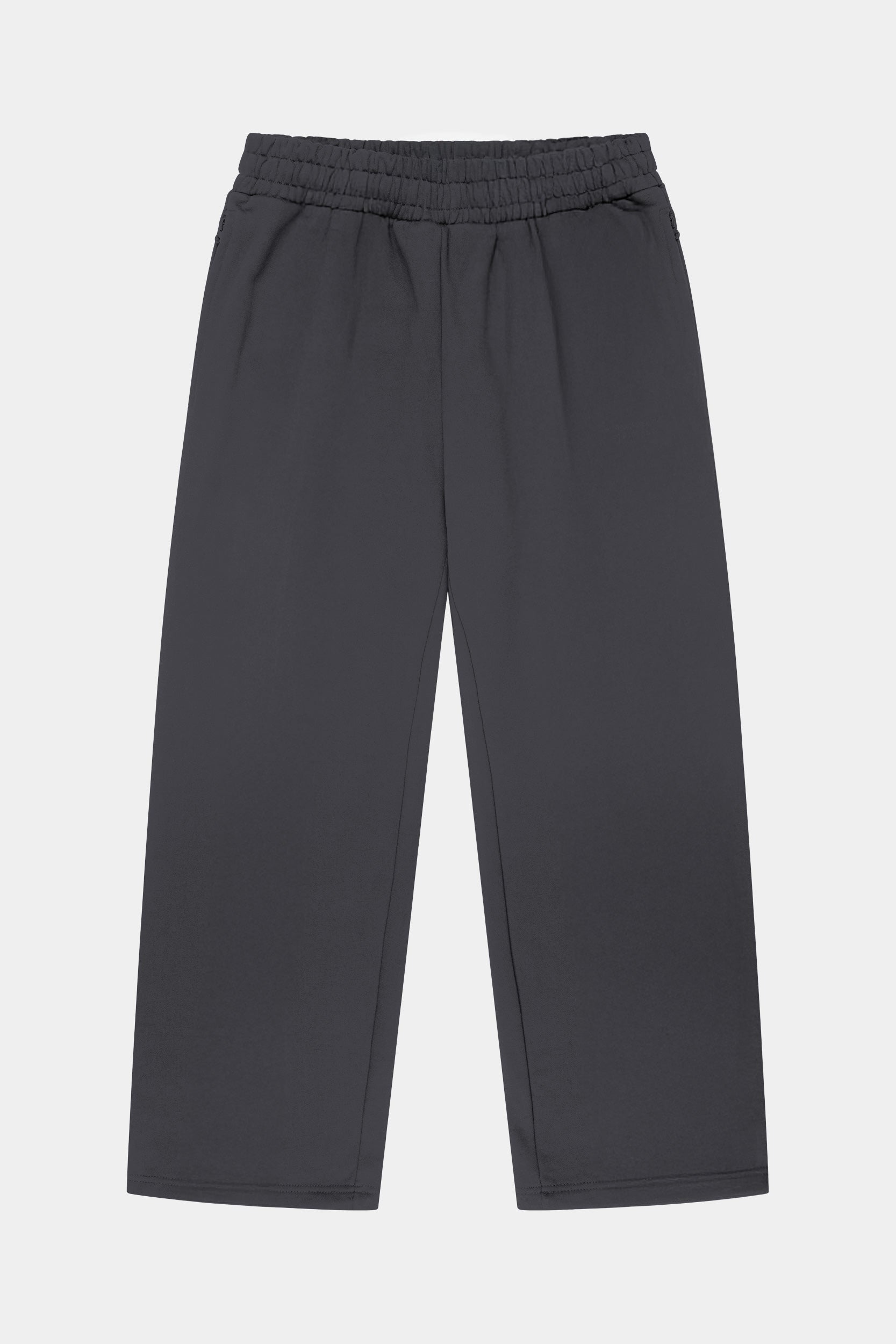 . LOST BOND ZIP DARK GREY + OPEN LEG JOGGER DARK GREY