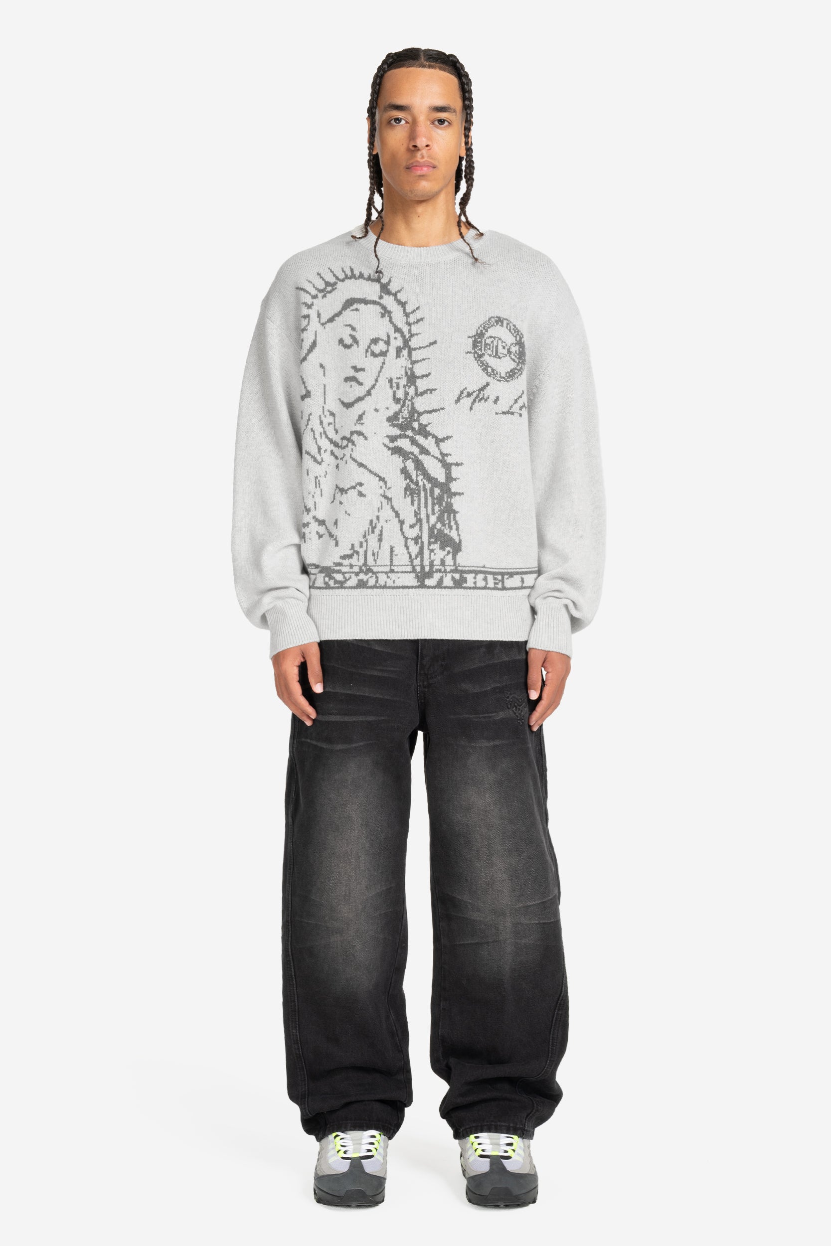 MORE BLESSINGS KNIT GREY