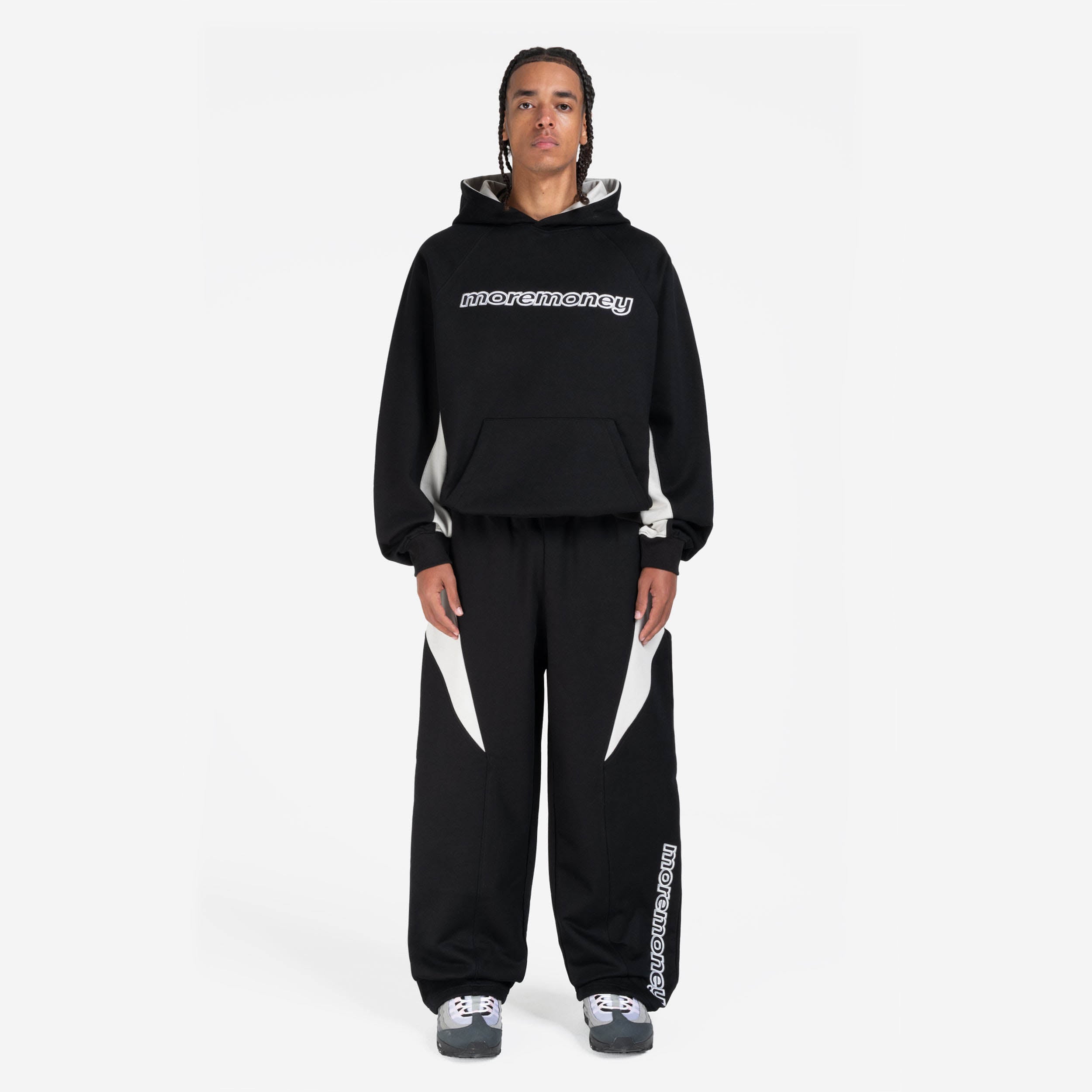 PANEL HOODIE BLACK