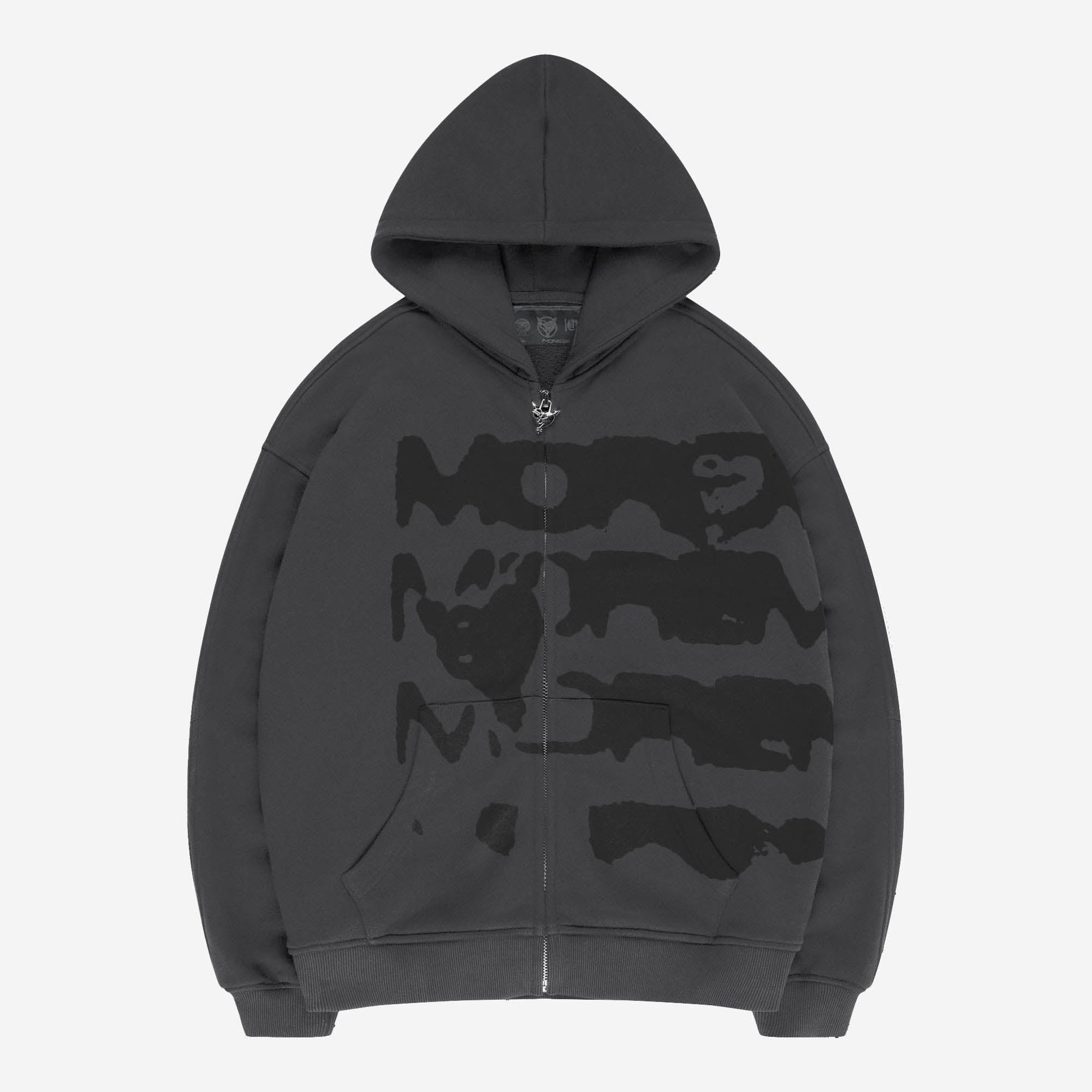 RADIANT CASH ZIP DARK GREY