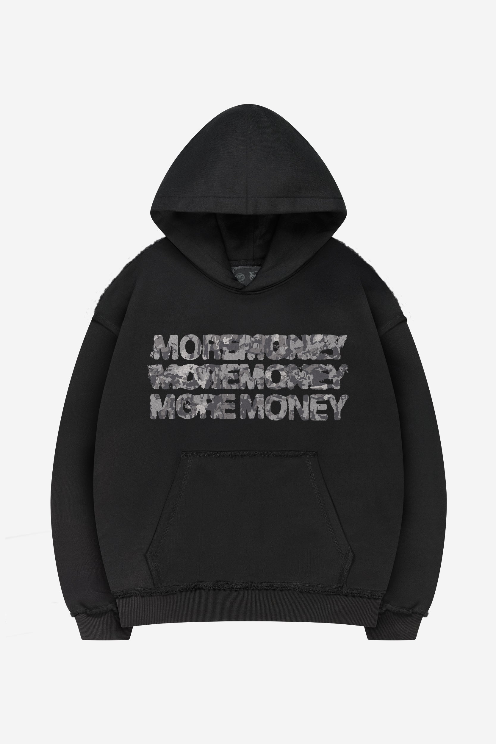 MONEY CALLING FLATLOCK HOODIE + OPEN LEG JOGGER BLACK
