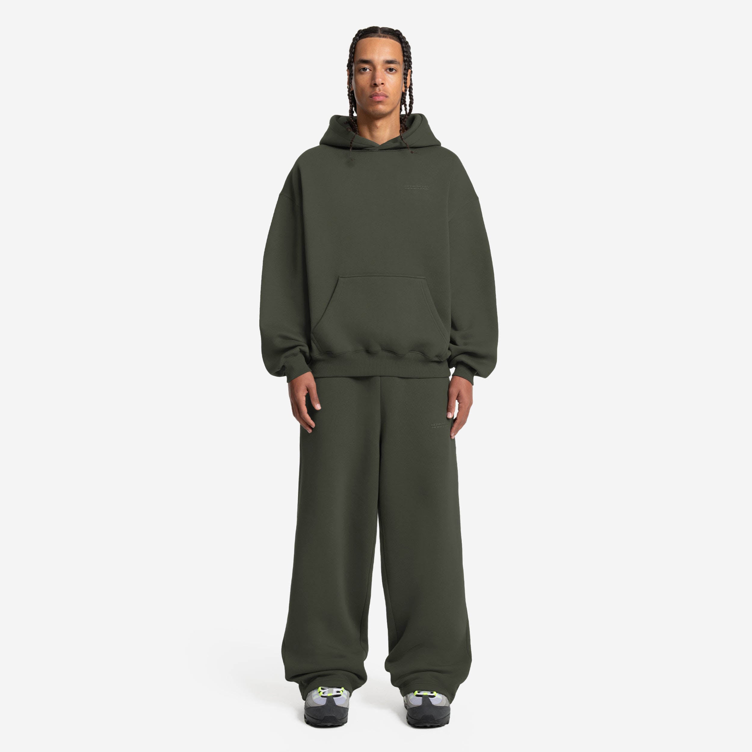 CLOUDS HOODIE OLIVE