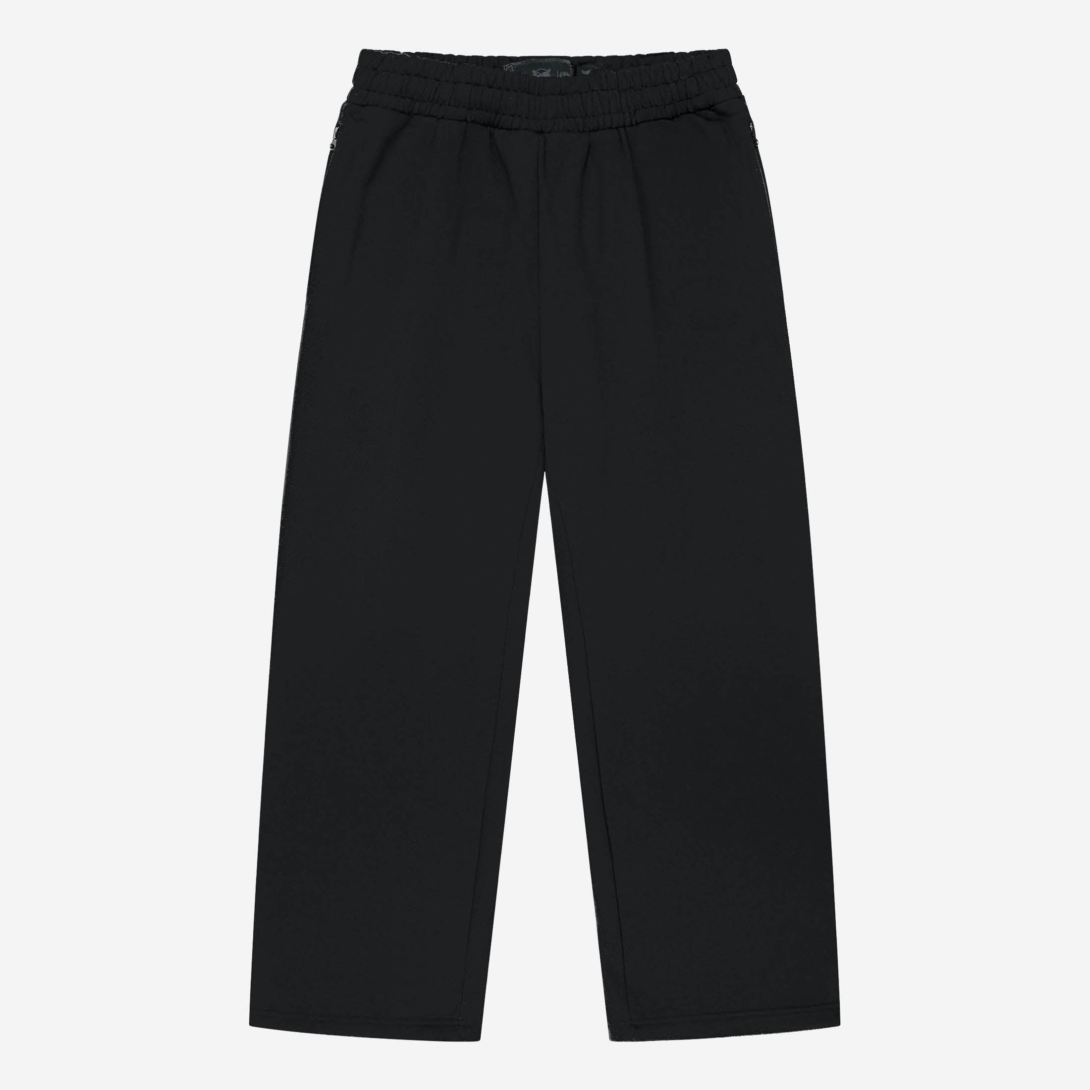 OPEN LEG JOGGER BLACK