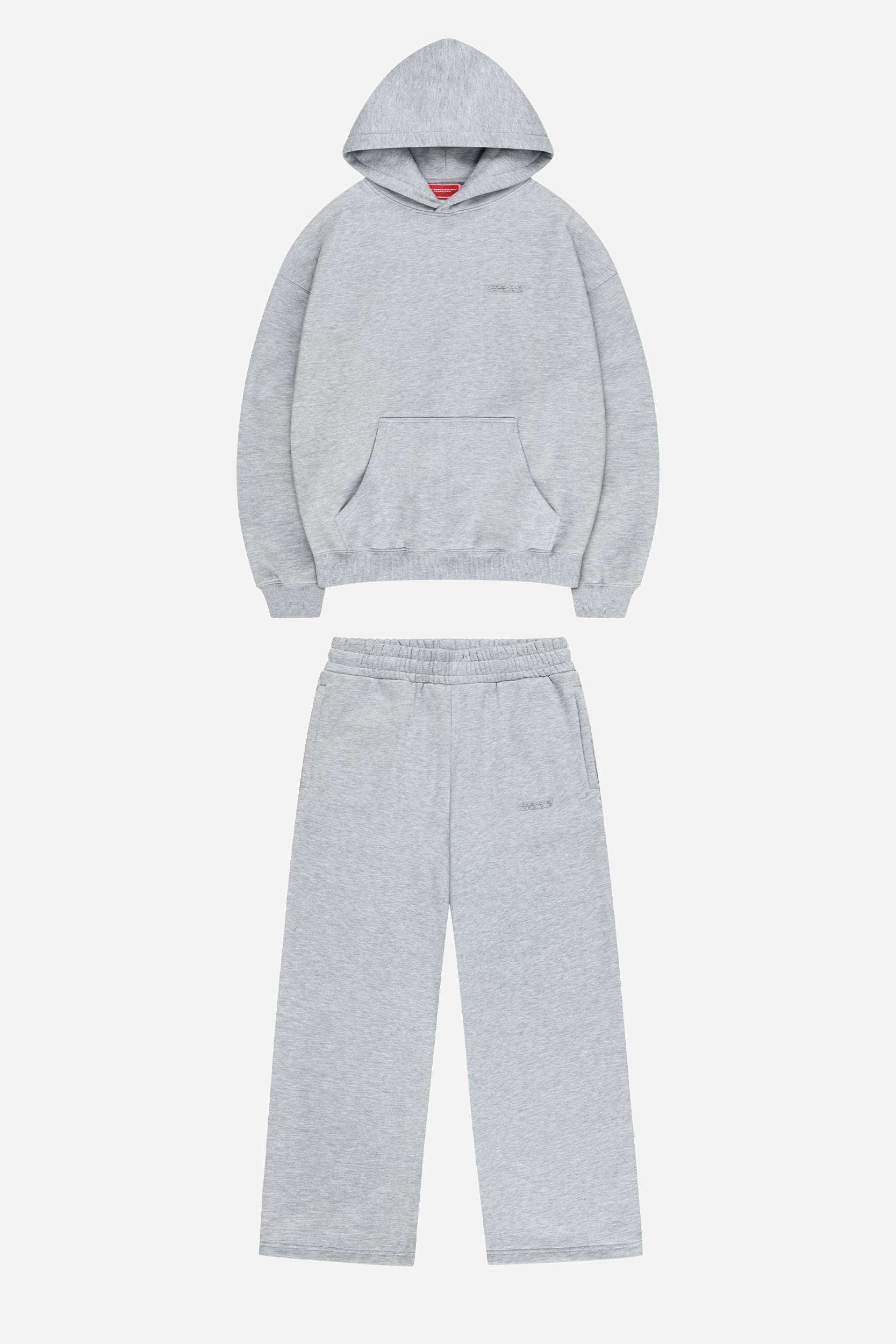 CLOUDS HOODIE GREY MELANGE + CLOUDS JOGGER GREY MELANGE
