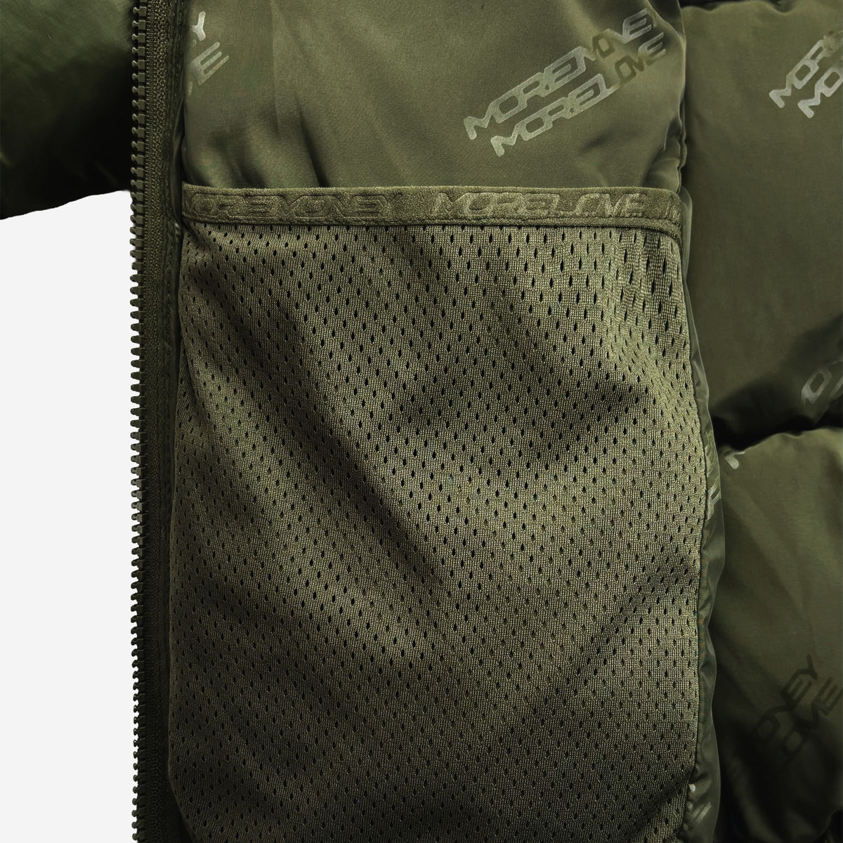 MORE MONEY BIG PUFFER OLIVE