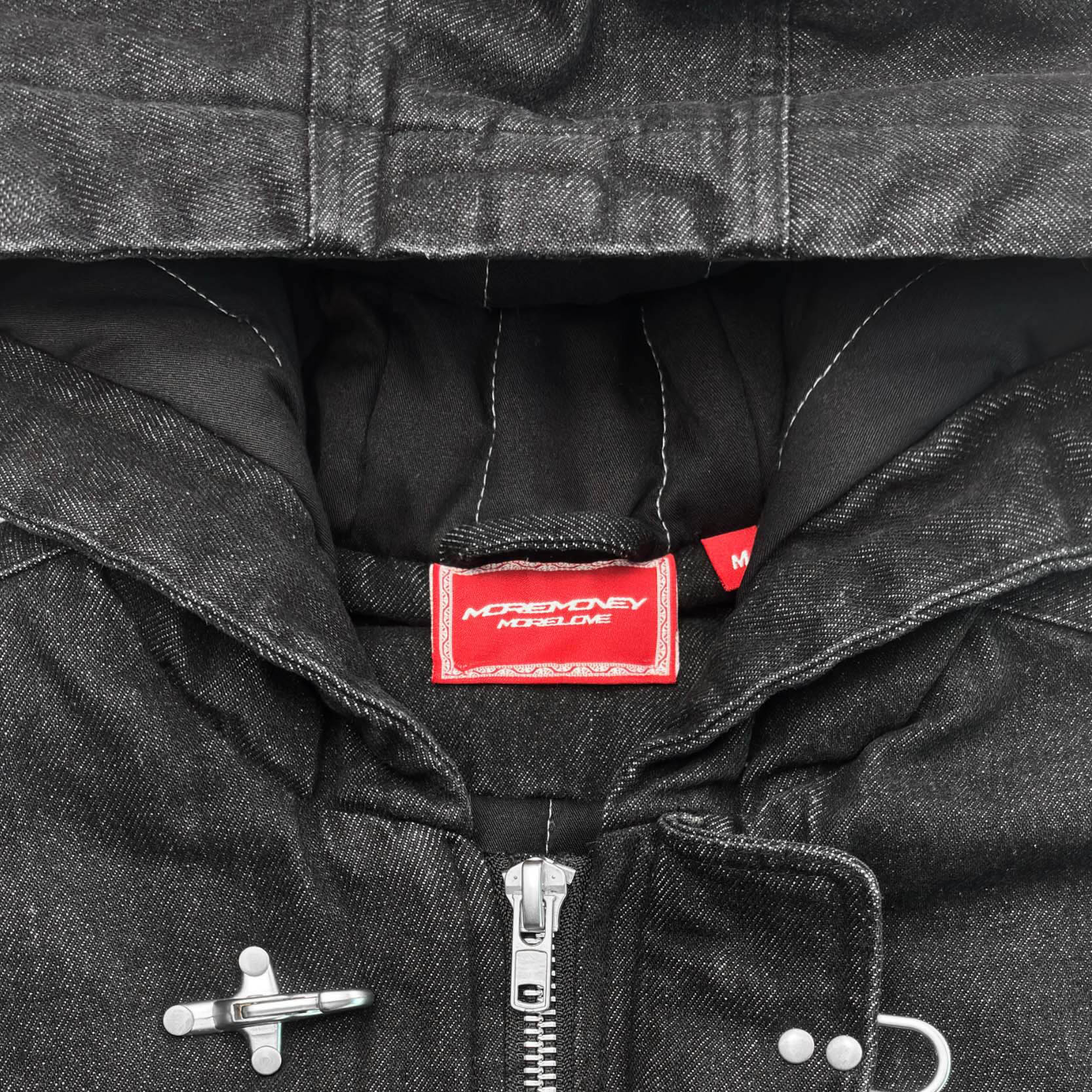 UTILITY DENIM JACKET BLACK IRON