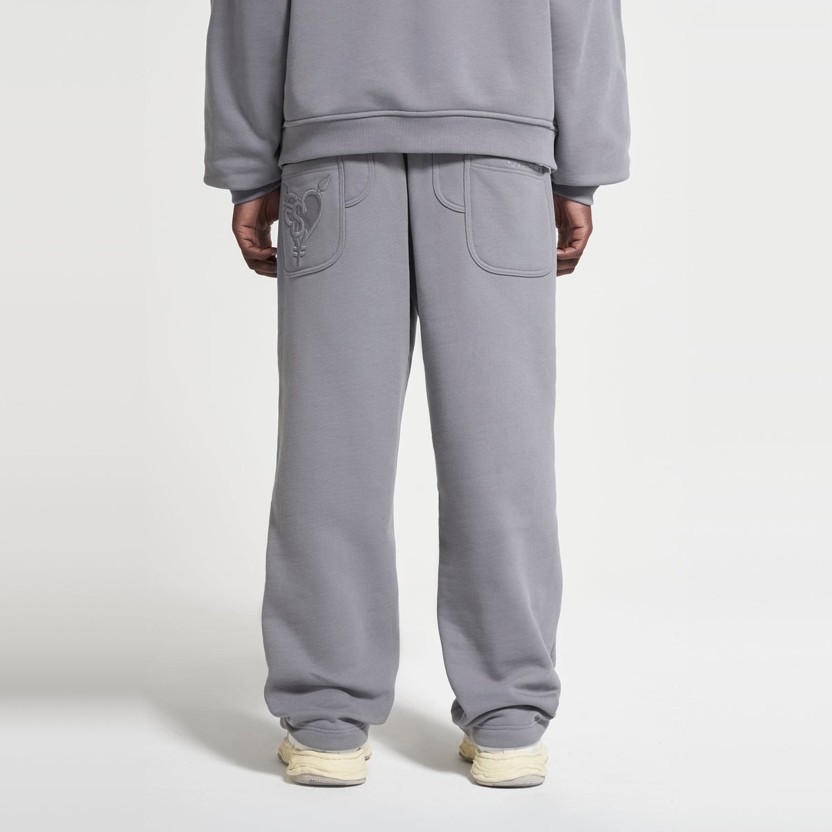 OPEN LEG JOGGER ASH