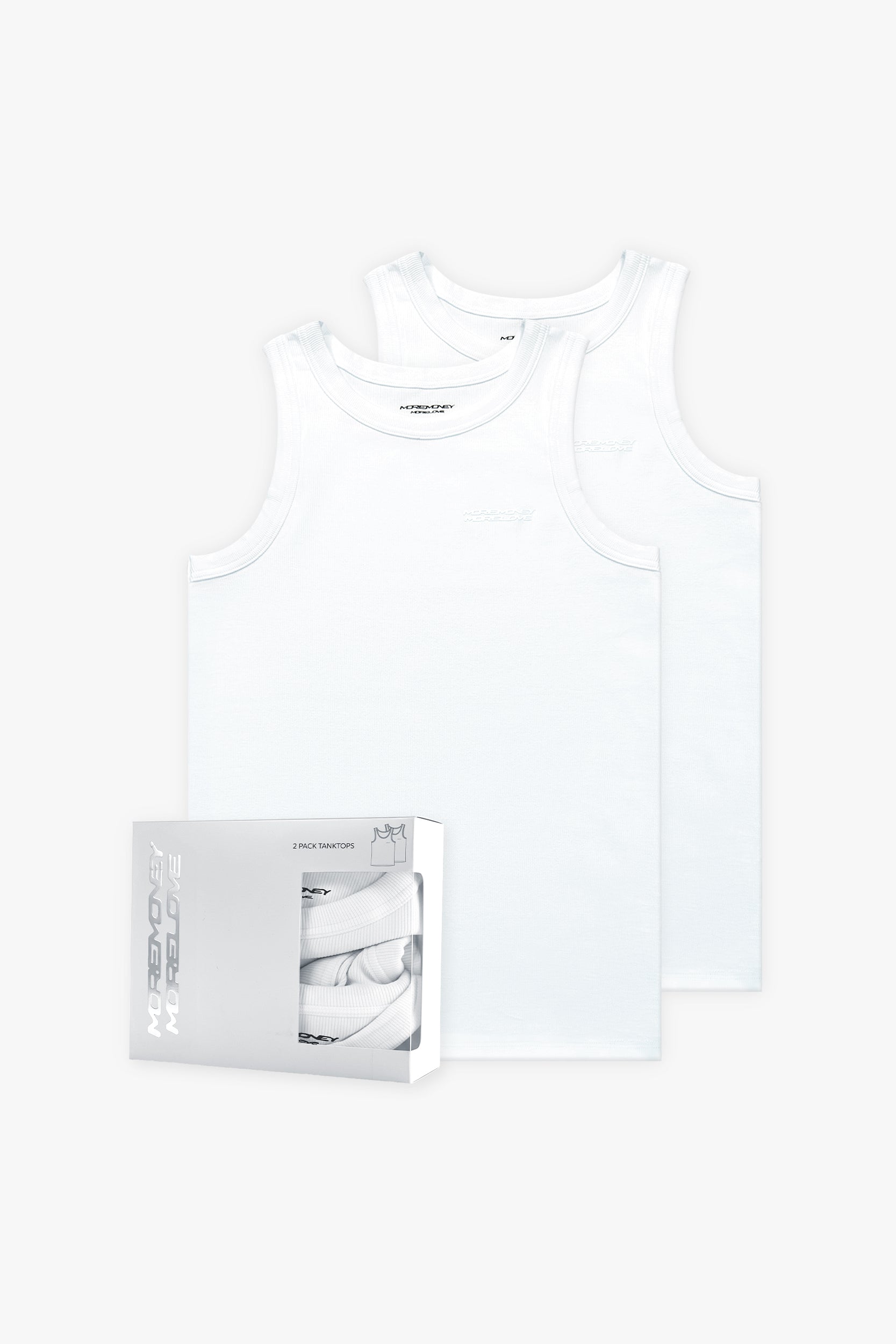 TANKTOP WHITE (2-PACK)