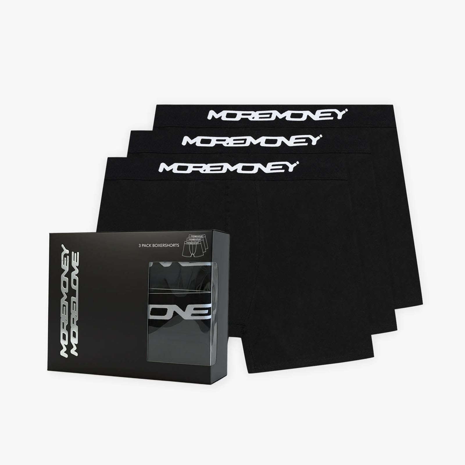 THE BOXERS BLACK (3-PACK)