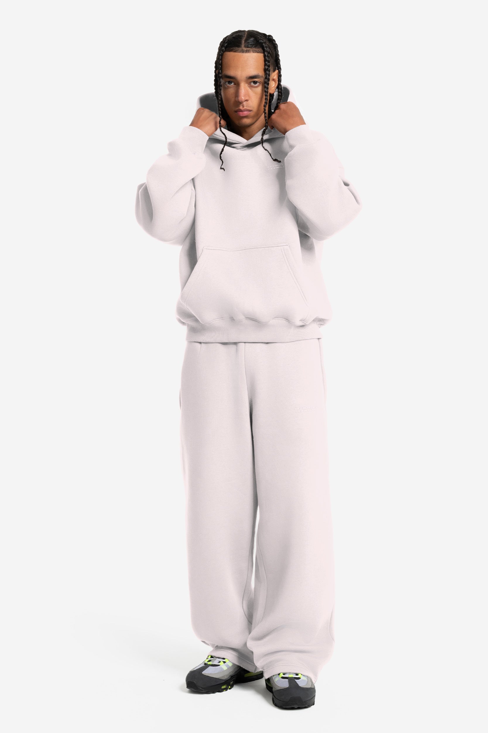 CLOUDS HOODIE PINK + CLOUDS JOGGER PINK