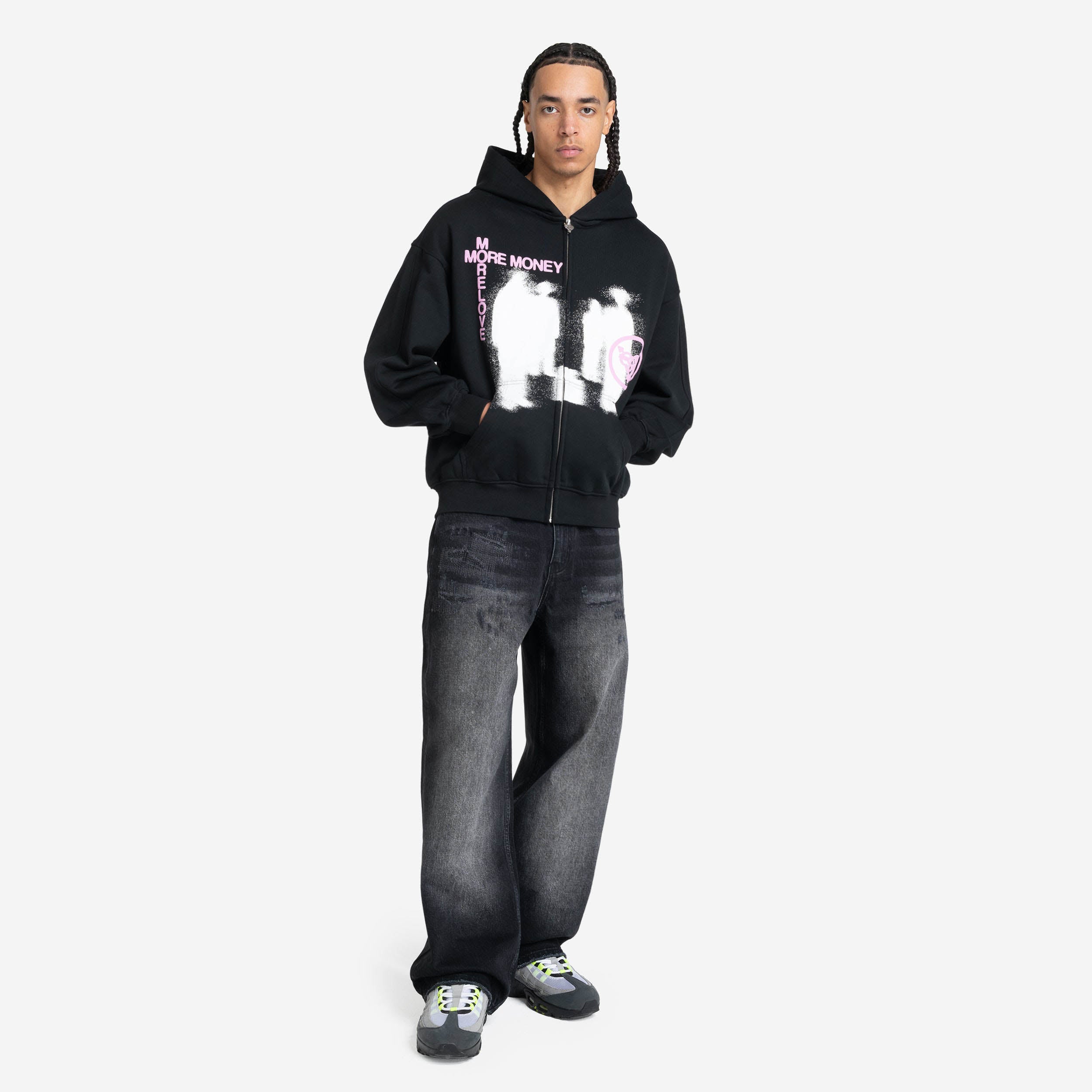 LOST BOND ZIP BLACK
