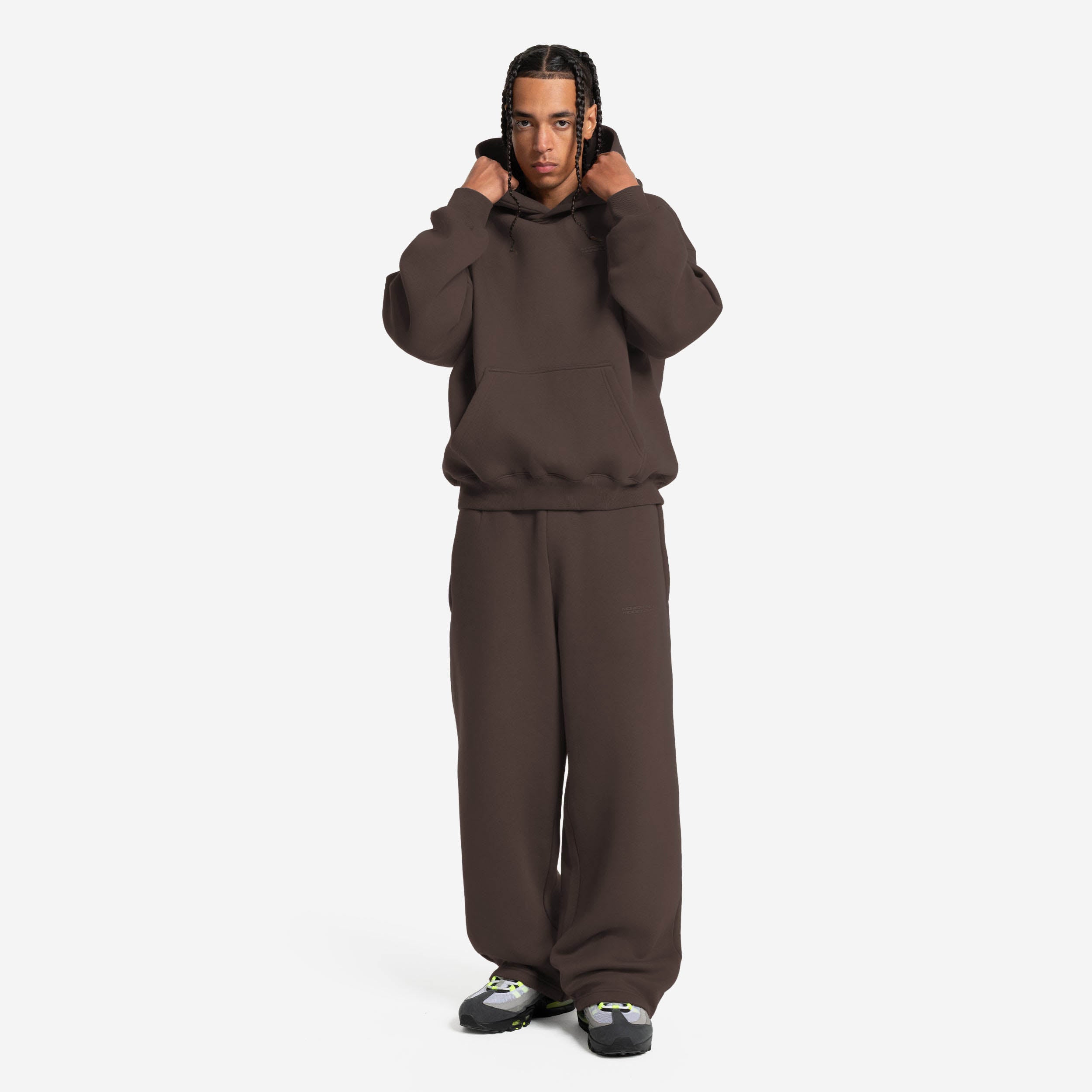 CLOUDS HOODIE BROWN