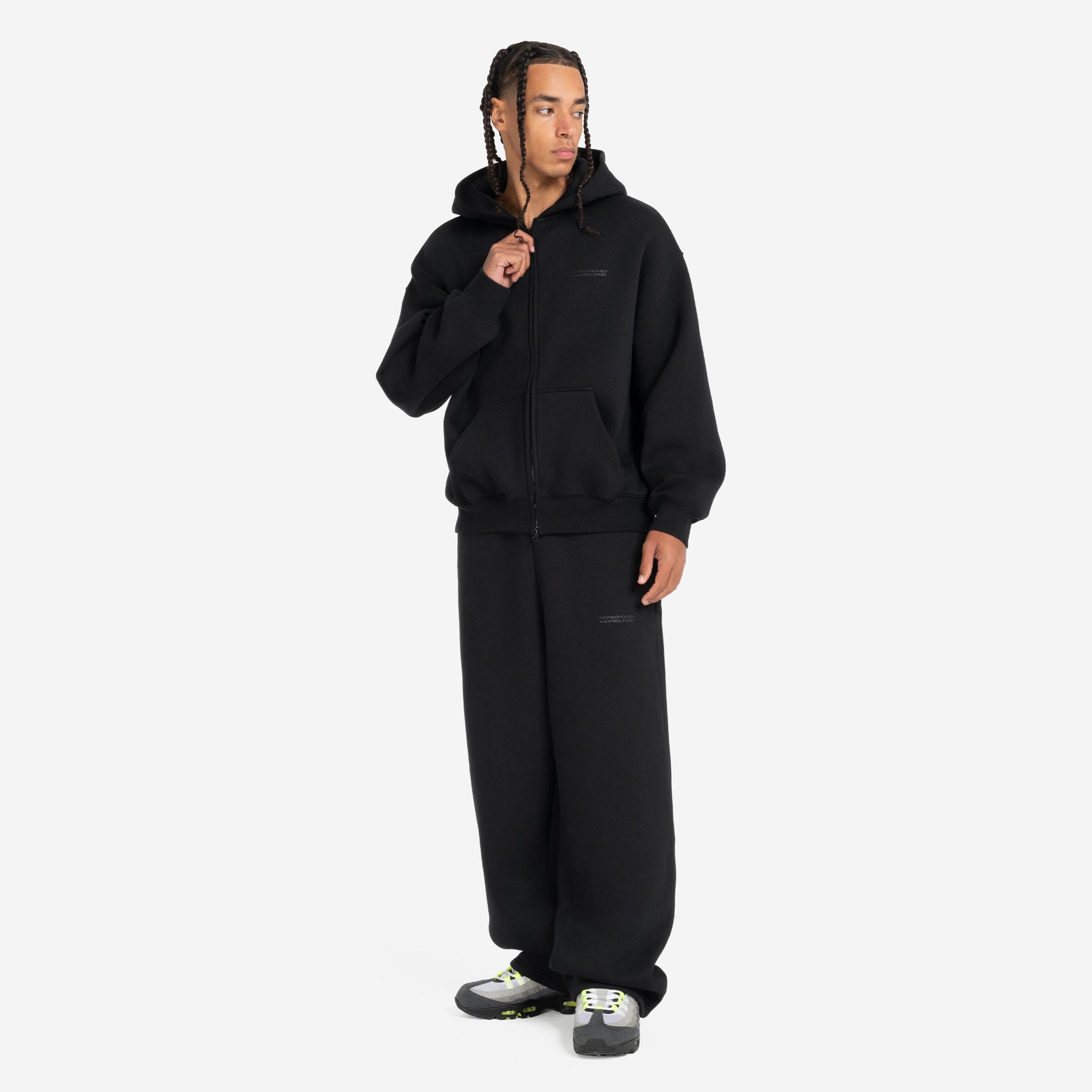 CLOUDS ZIP BLACK