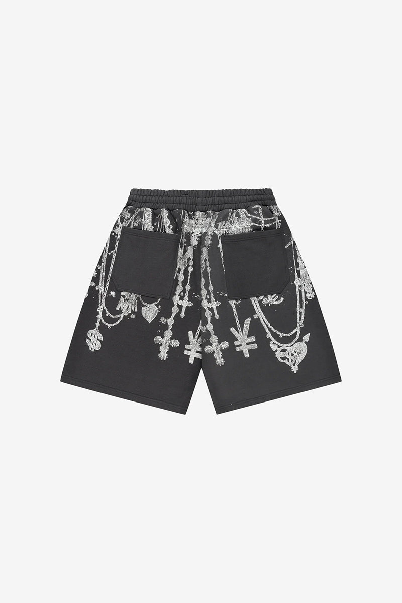 CHAINS SHORTS DARKGREY