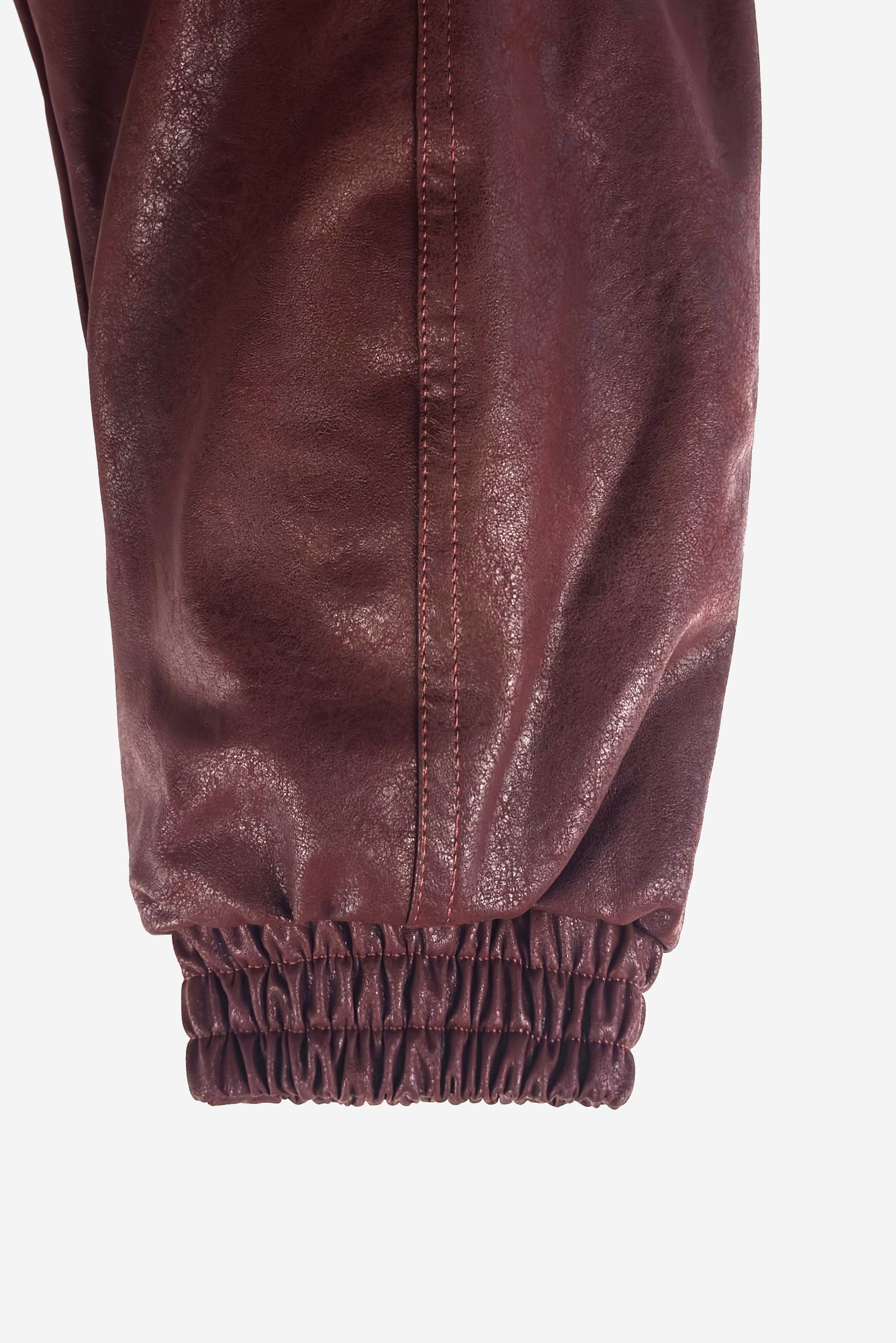 DA BIG M LEATHER JACKET RED