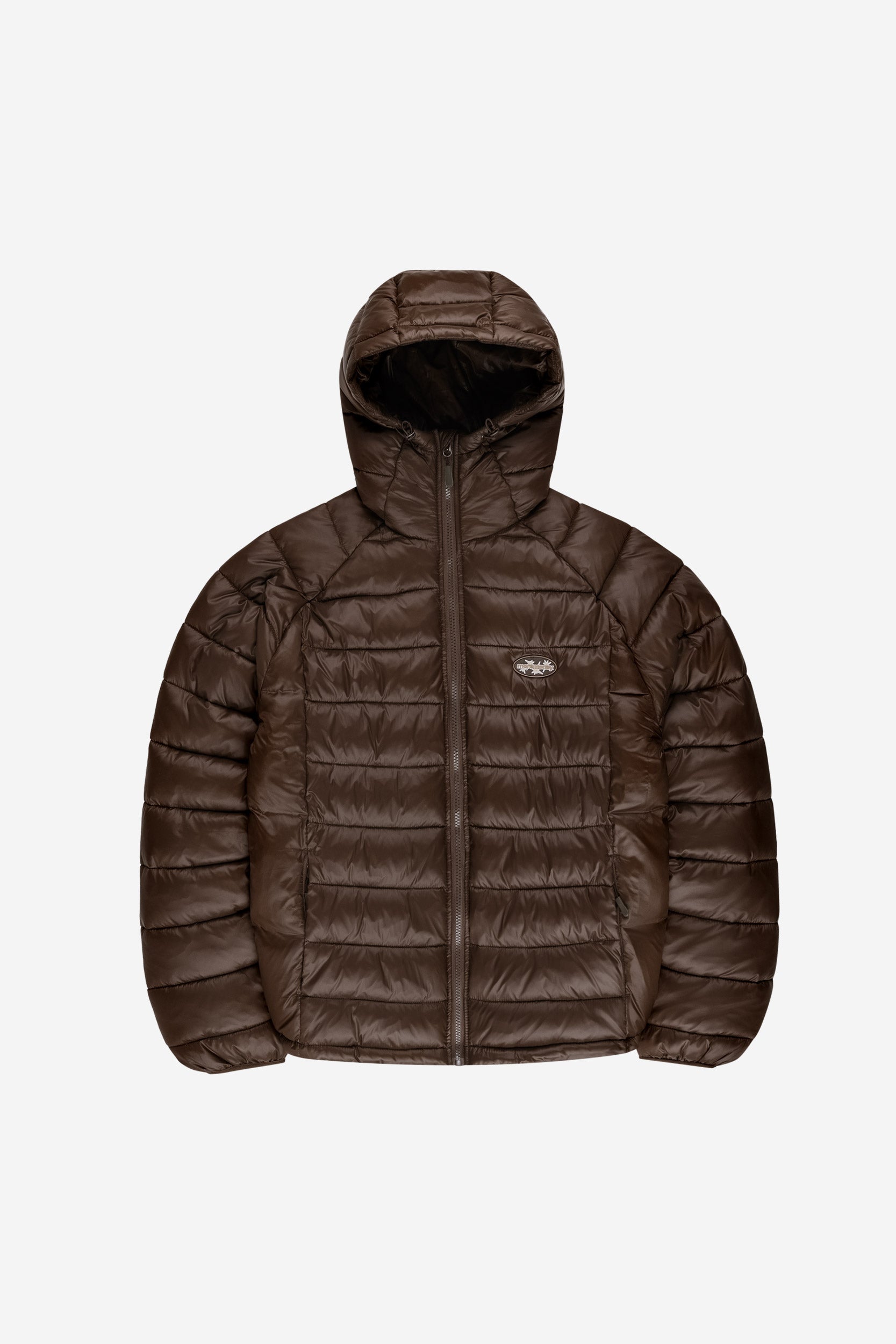 SLIM PUFFA JACKET BROWN