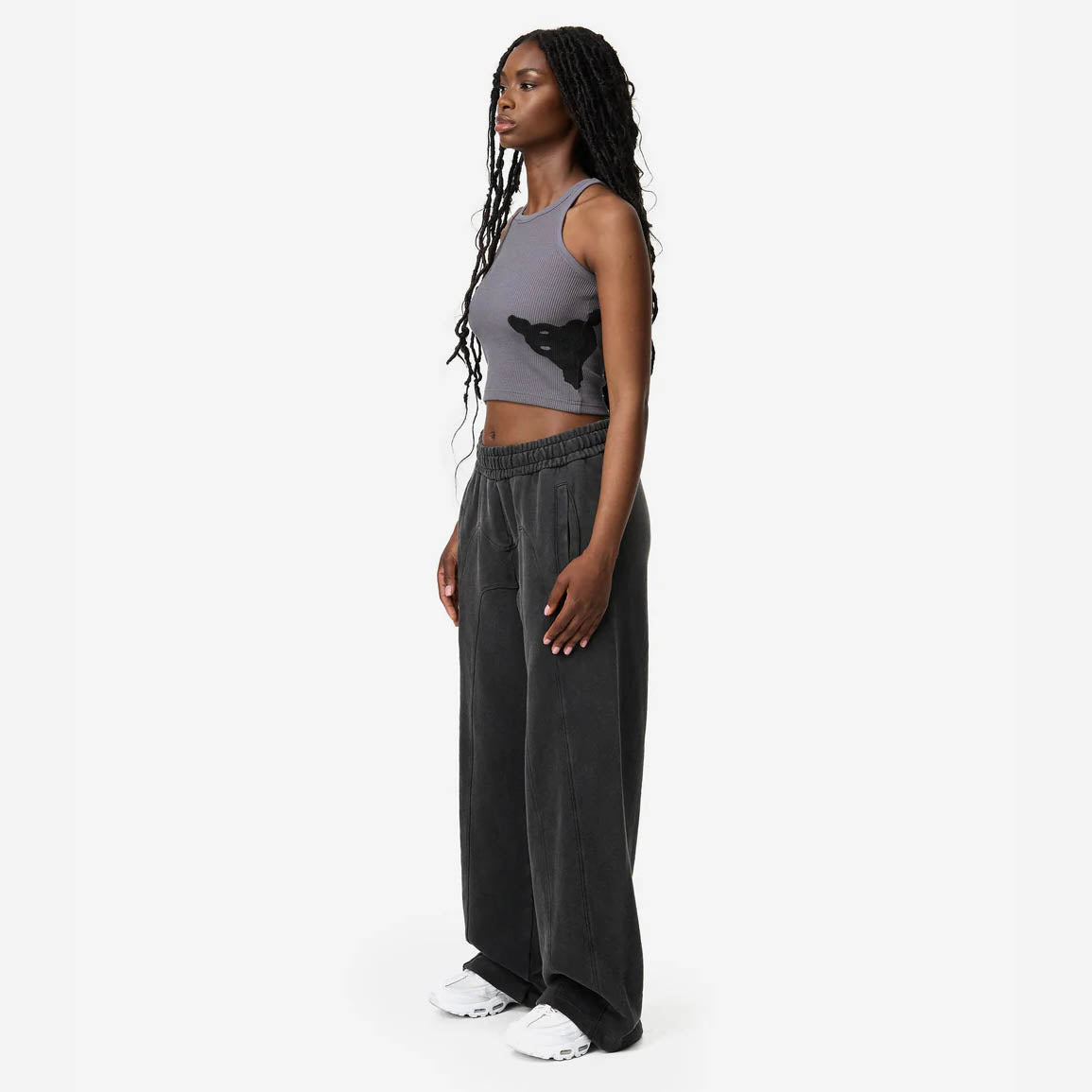 STACKS CROP TOP BLACK