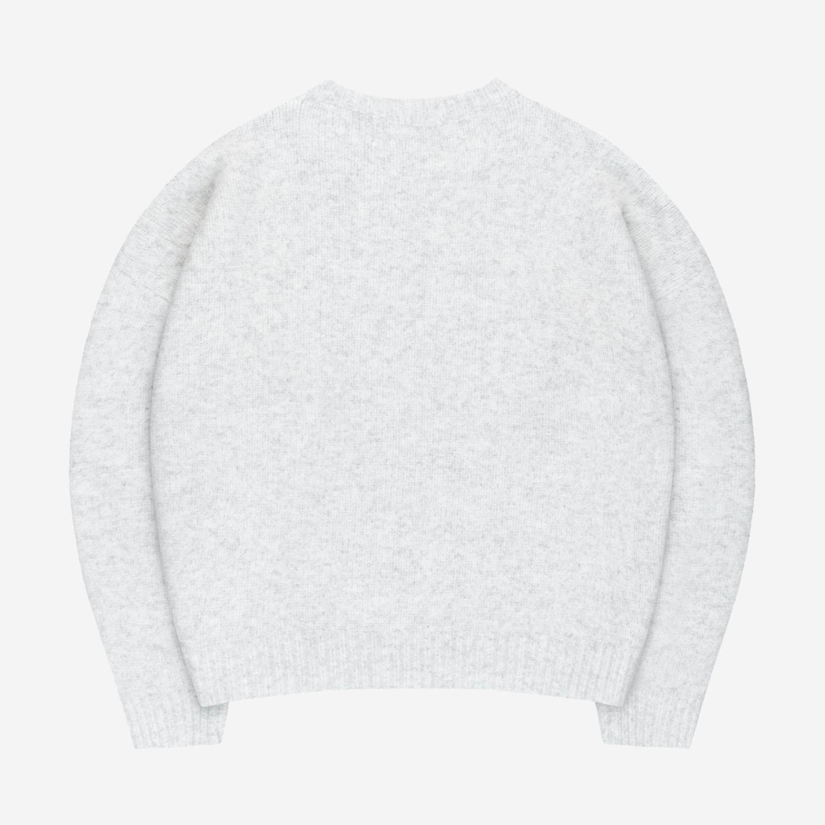 DA BIG M KNIT SWEATER GREY
