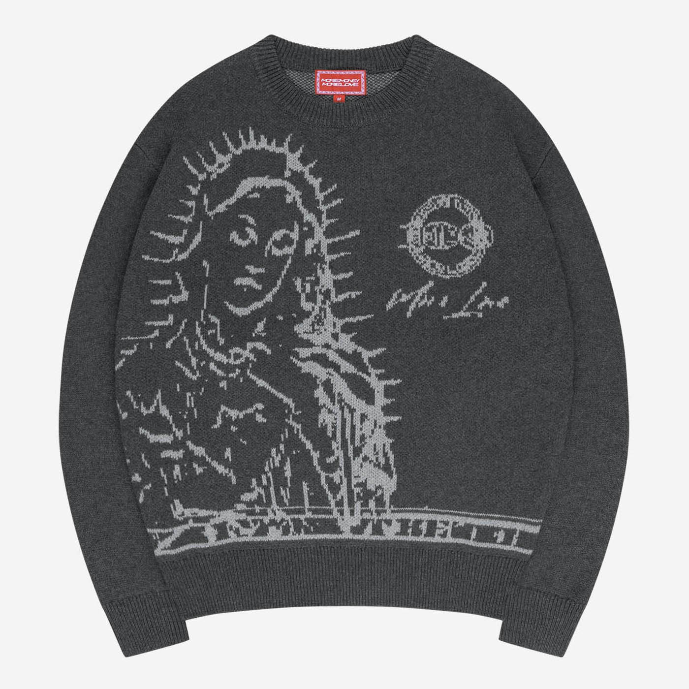 MORE BLESSINGS KNIT ANTRACITE GREY
