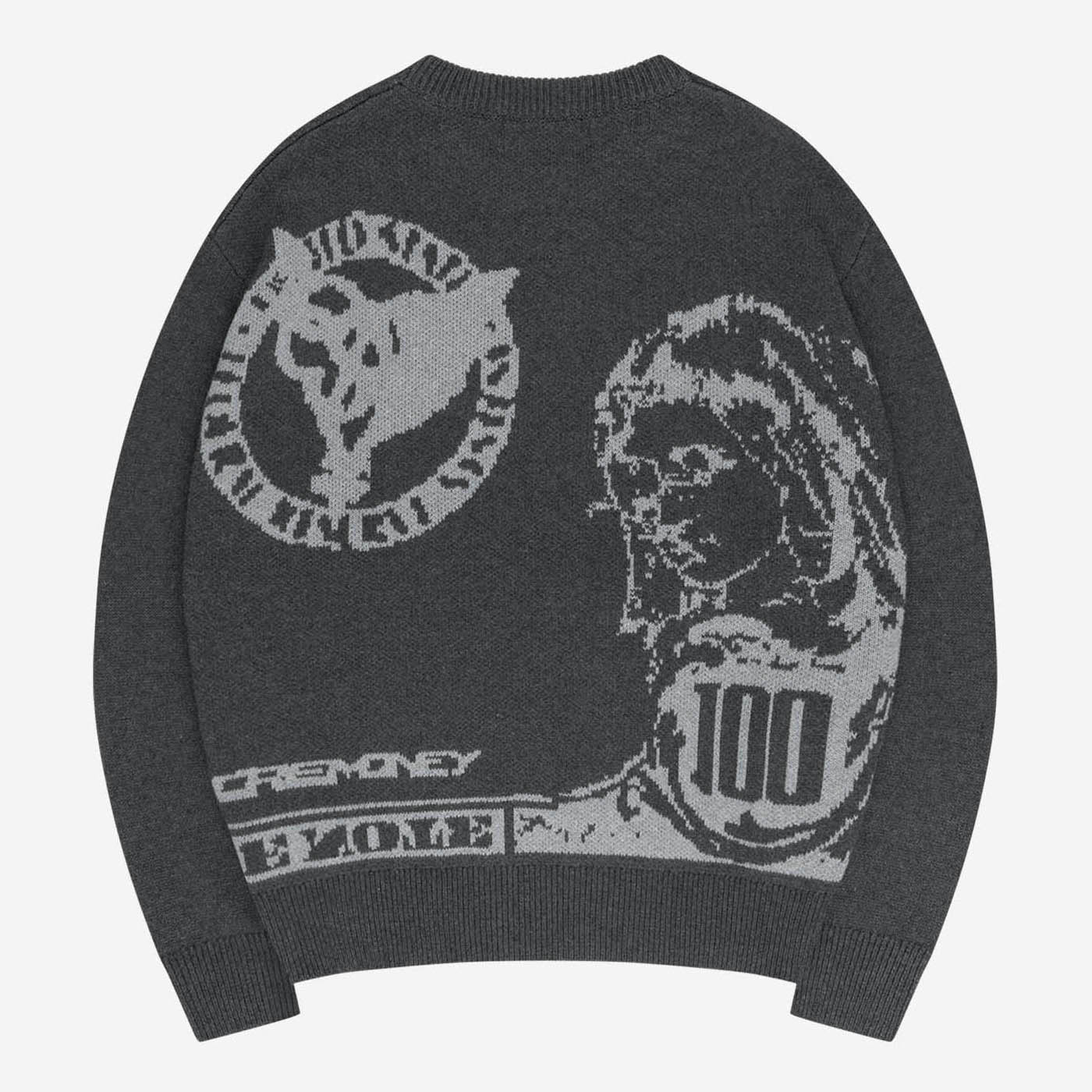 MORE BLESSINGS KNIT ANTRACITE GREY