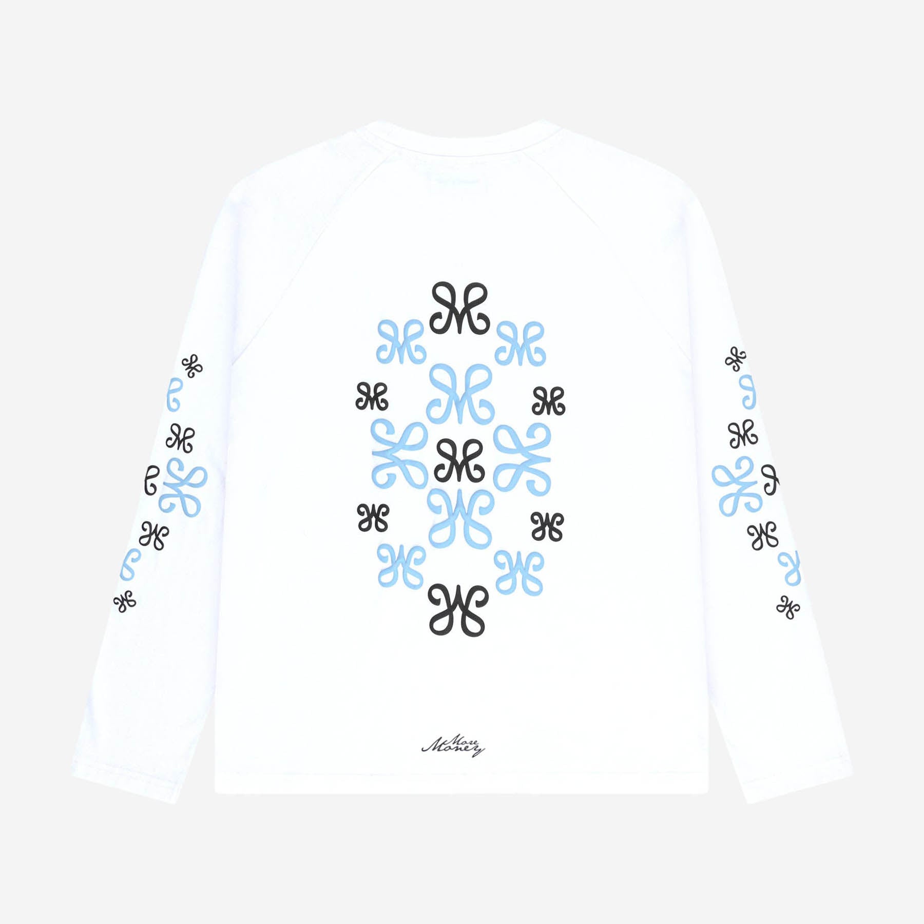 MONOGRAM LONGSLEEVE WHITE + BASE JORTS VINTAGE BLUE