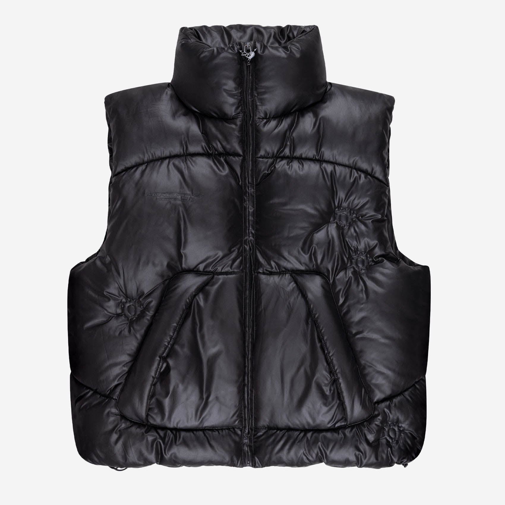 THE PUFFA VEST BLACK