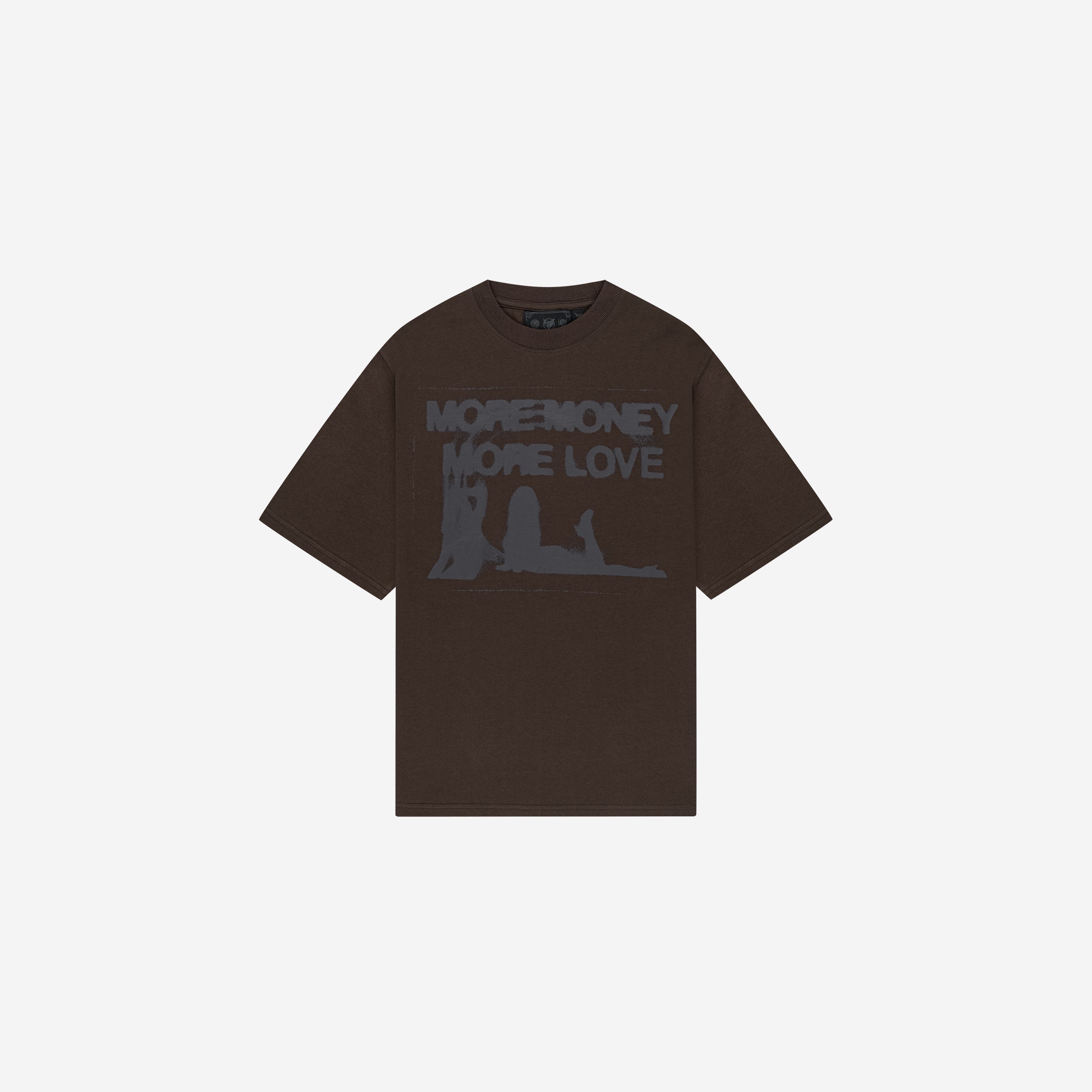 WET DREAM TEE DARK BROWN