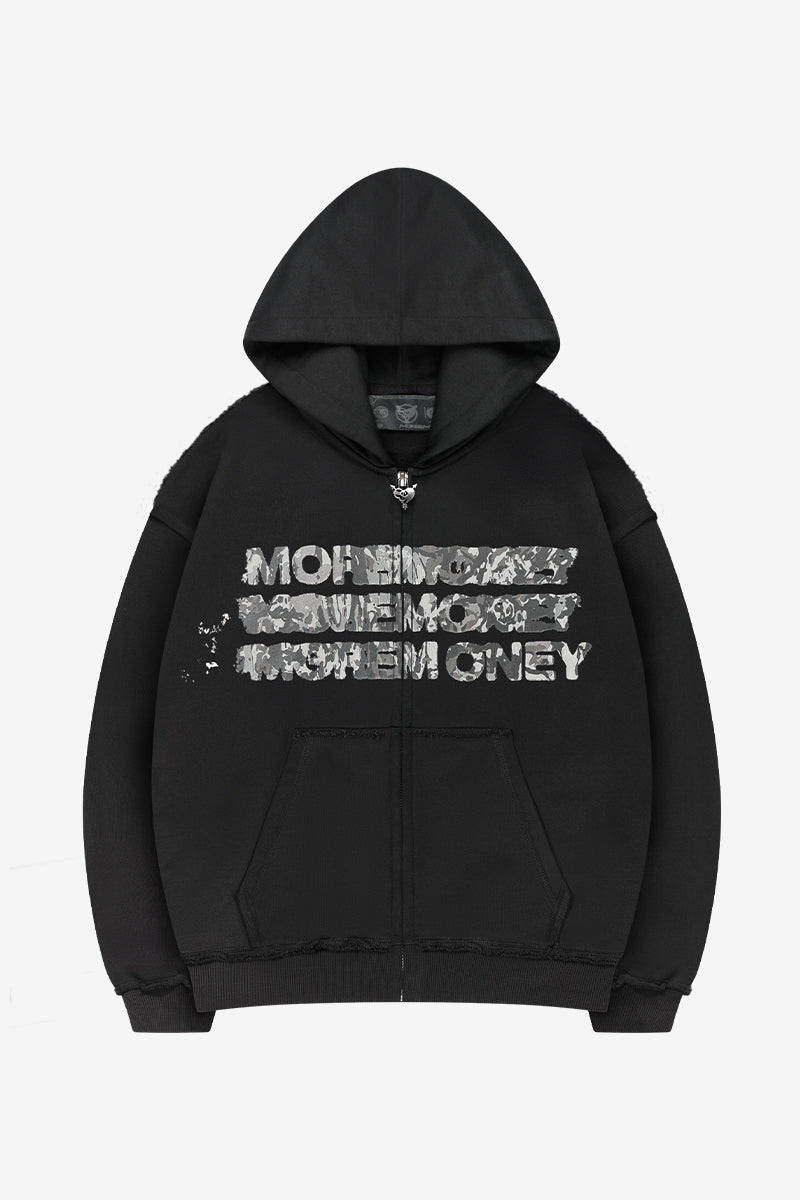 MONEY CALLING FLATLOCK ZIP BLACK