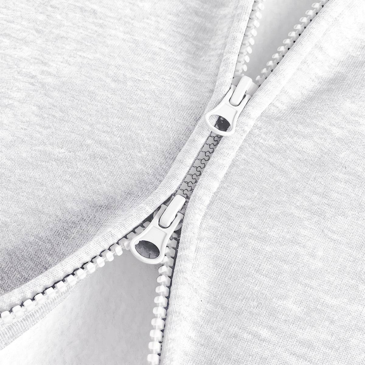 CLOUDS ZIP HEATHER GREY