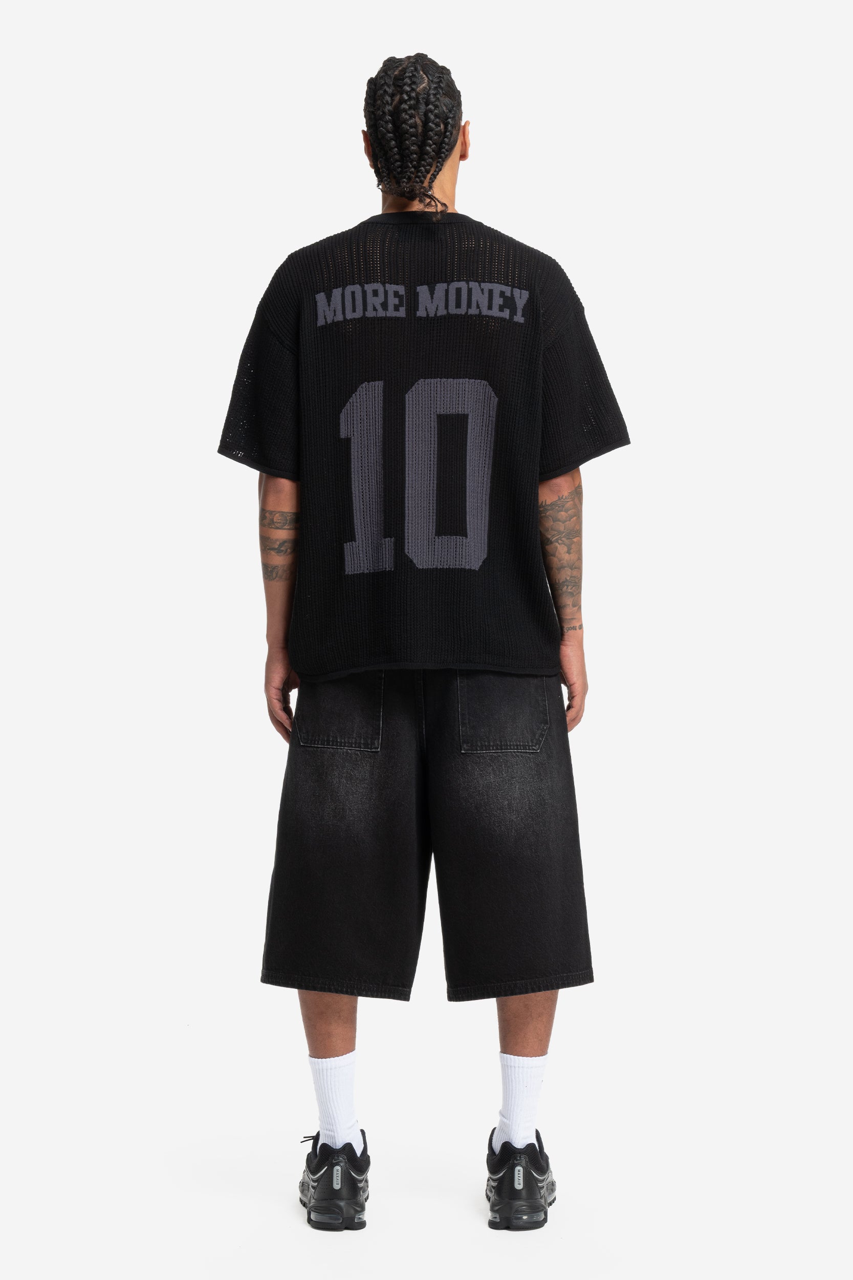 DISTINCTIVE JORTS BLACK