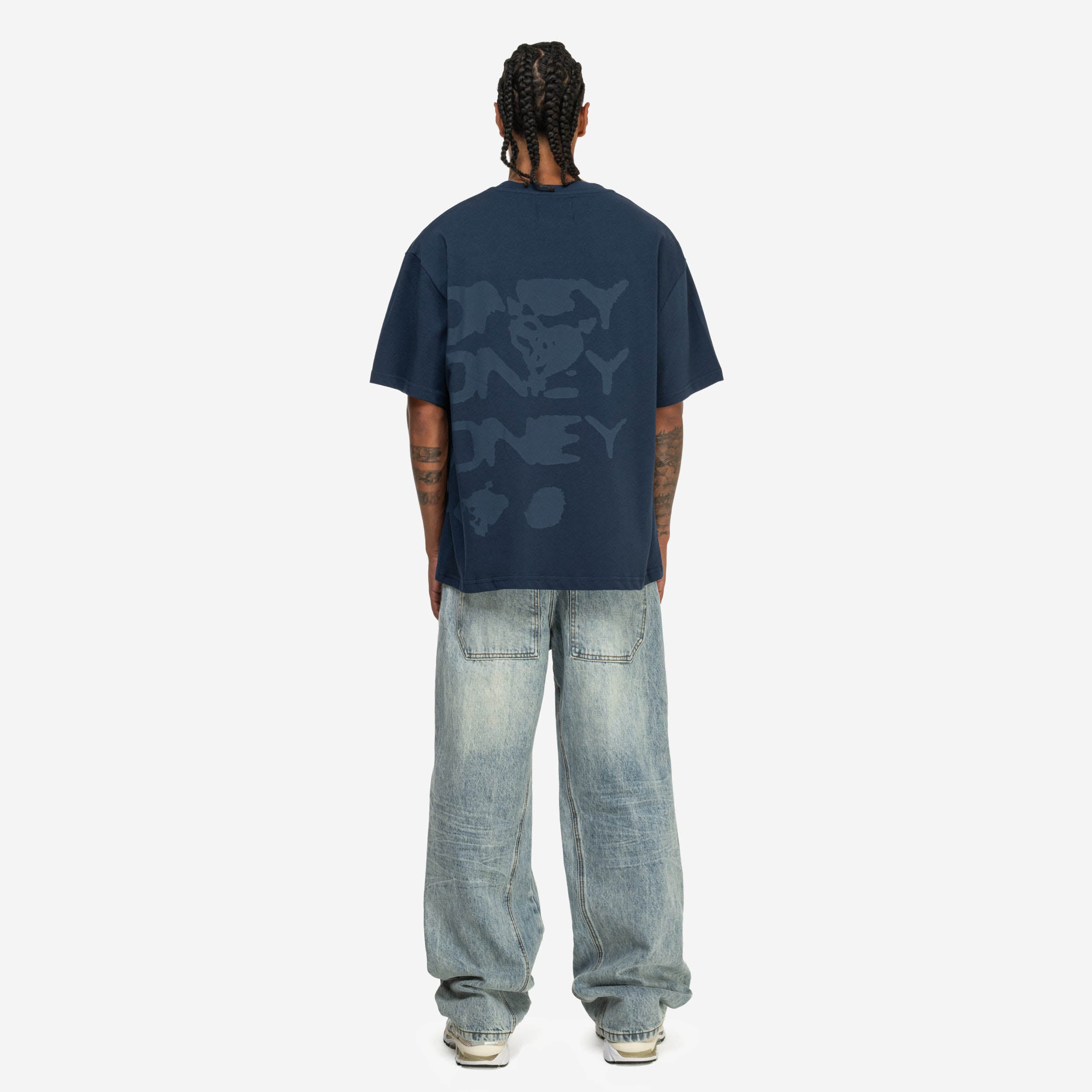 RADIANT CASH TEE NAVY