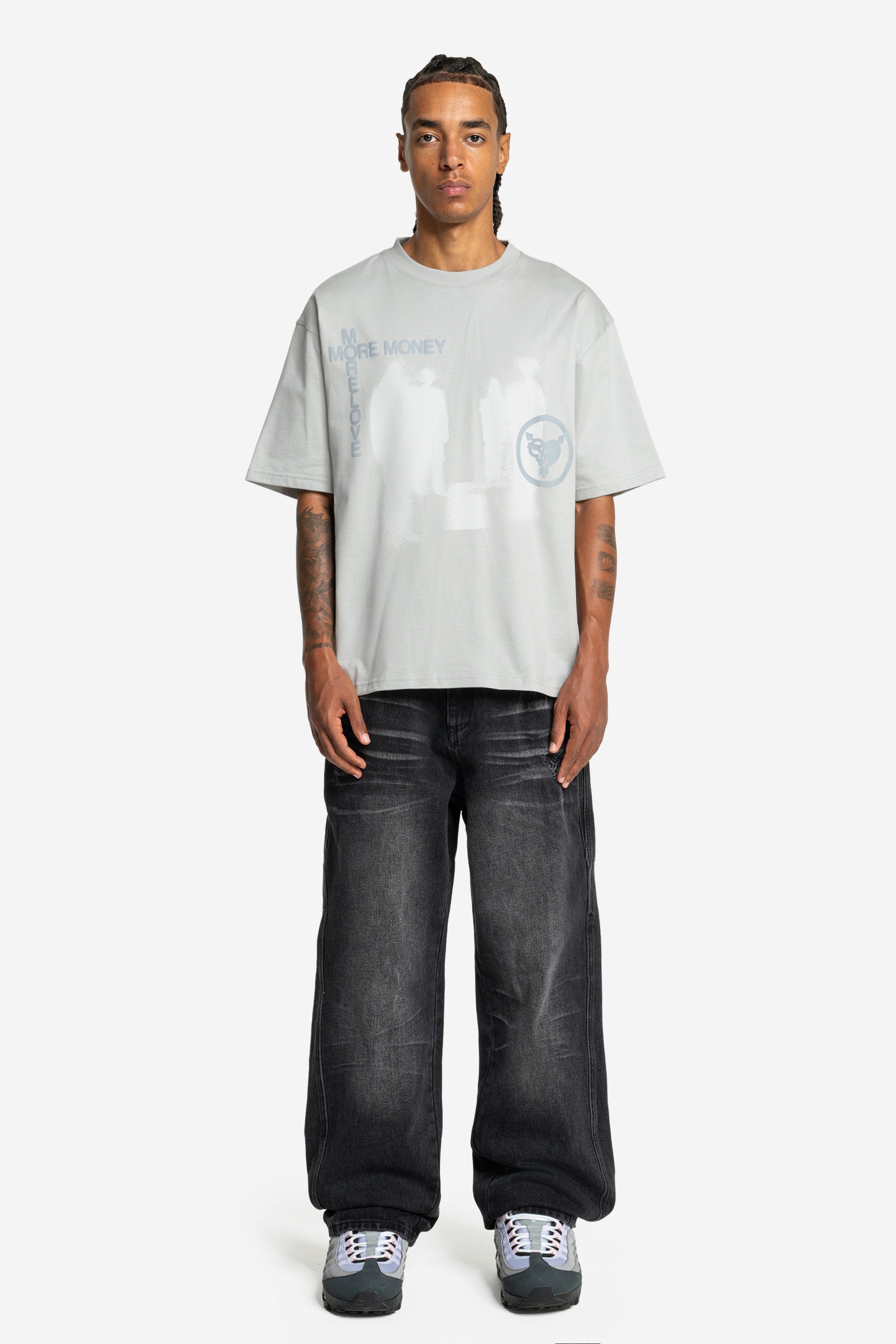 LOST BOND TEE LIGHT GREY