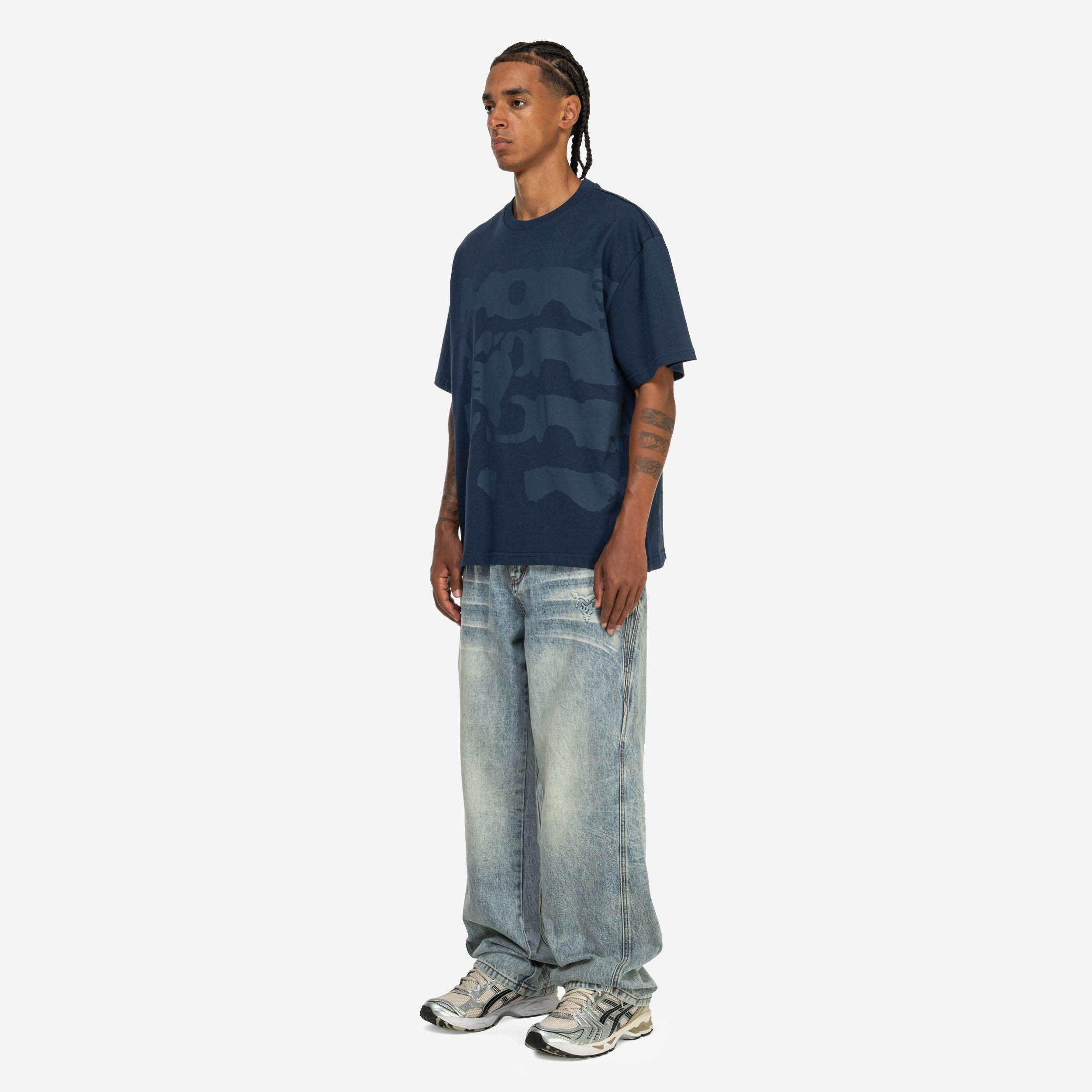 RADIANT CASH TEE NAVY