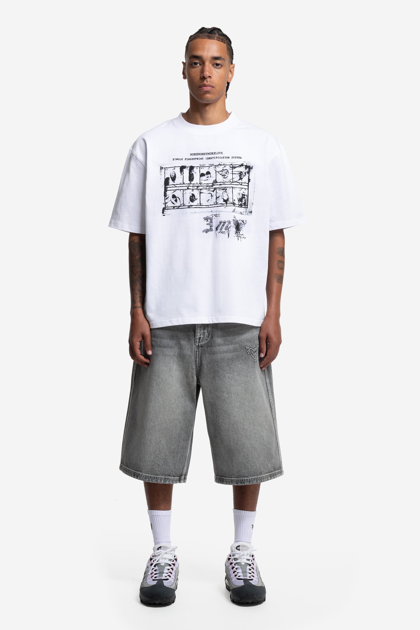 FINGERPRINTS TEE WHITE