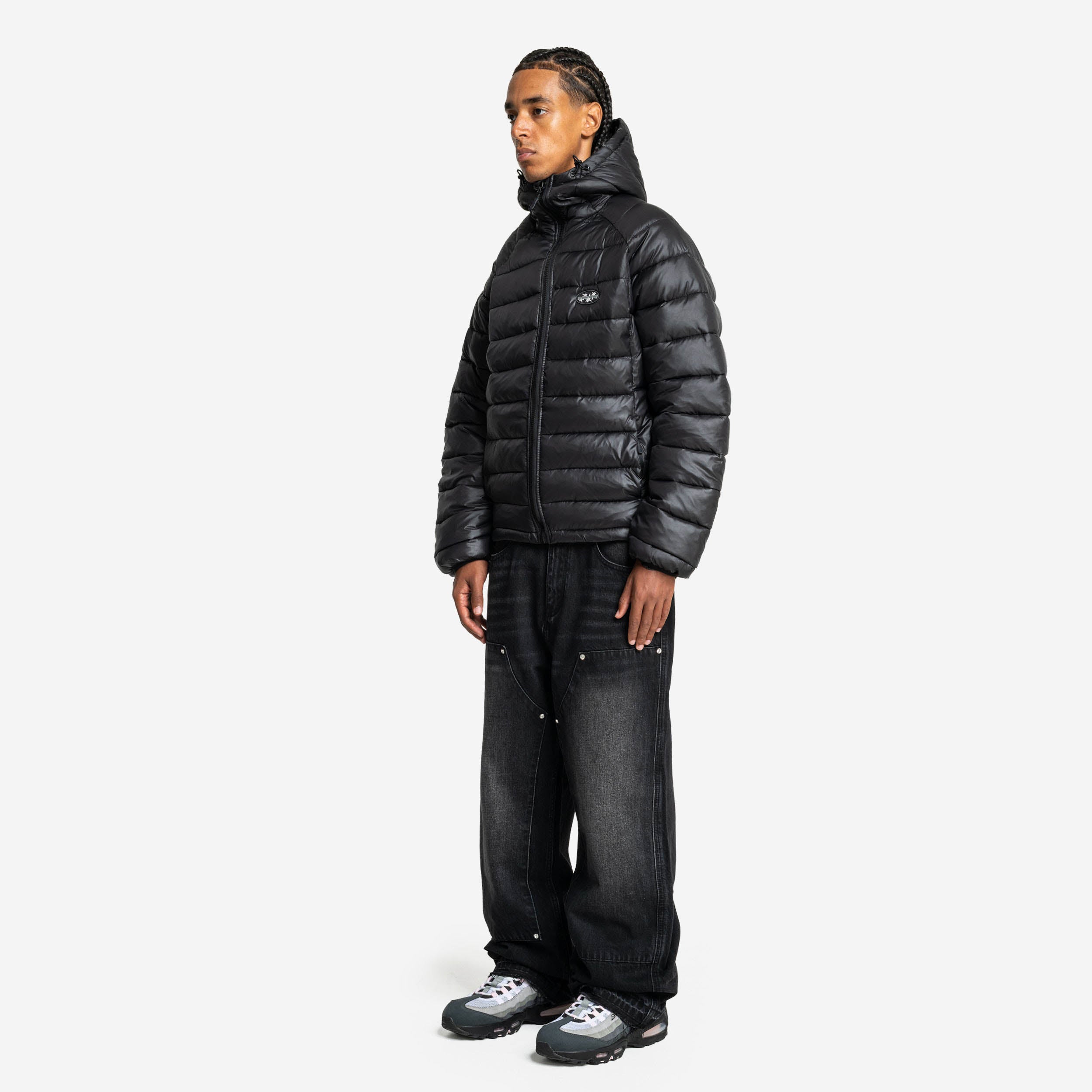 SLIM PUFFA JACKET BLACK