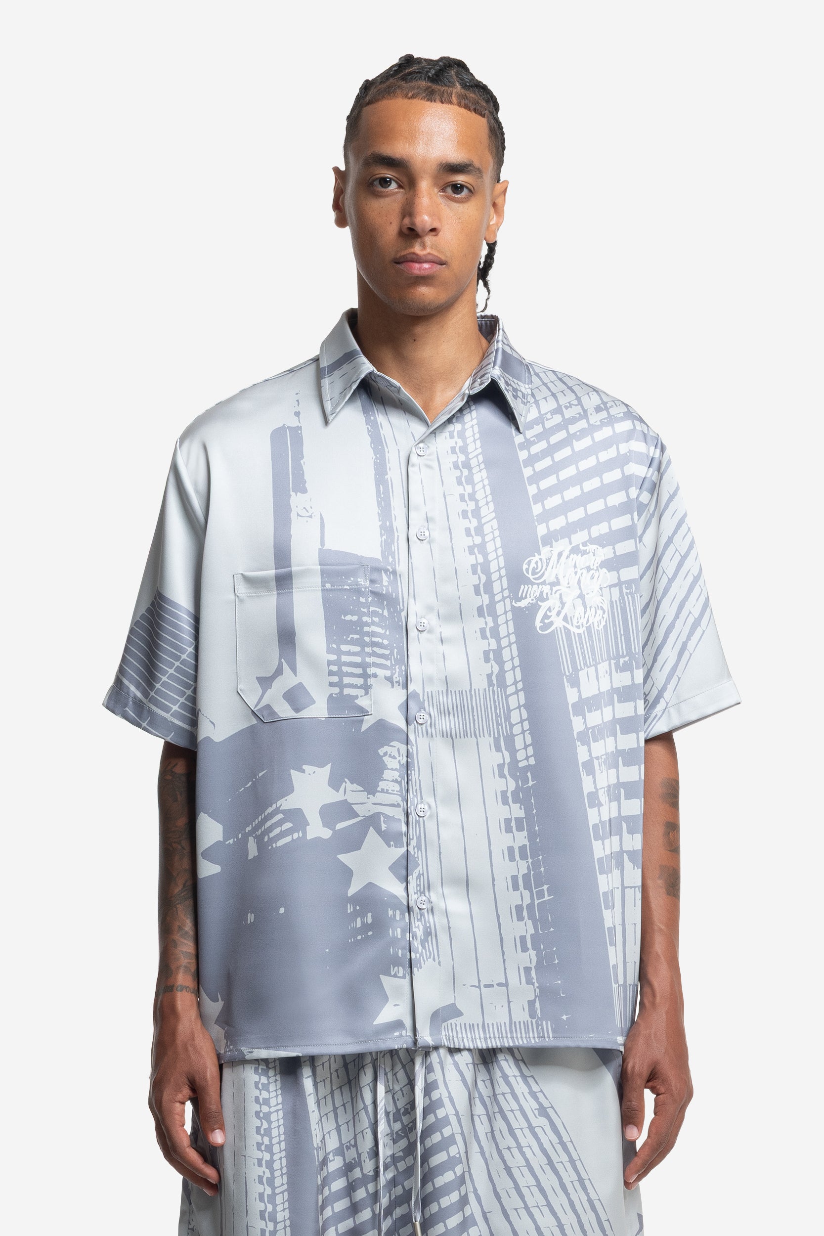 SATIN SHIRT WHITE