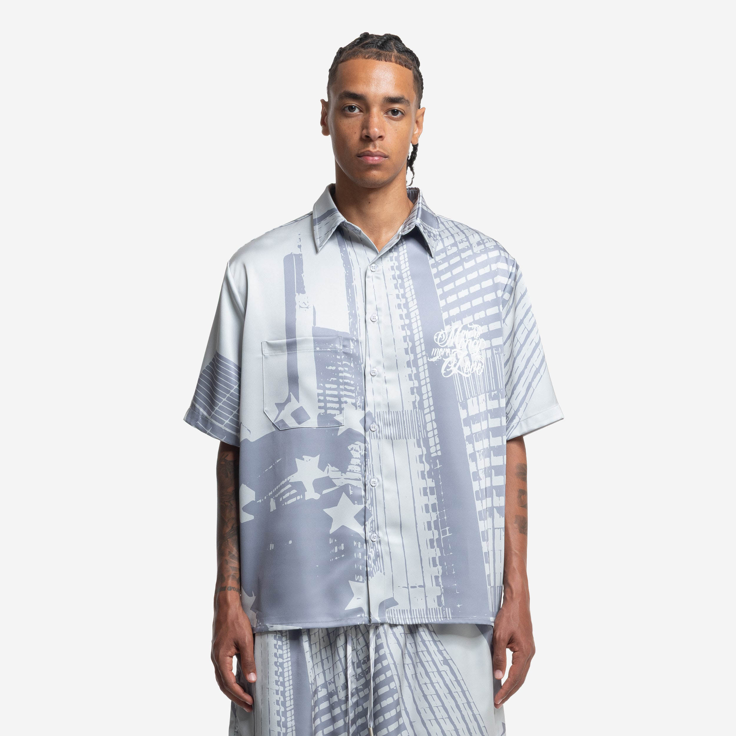 SATIN SHIRT WHITE